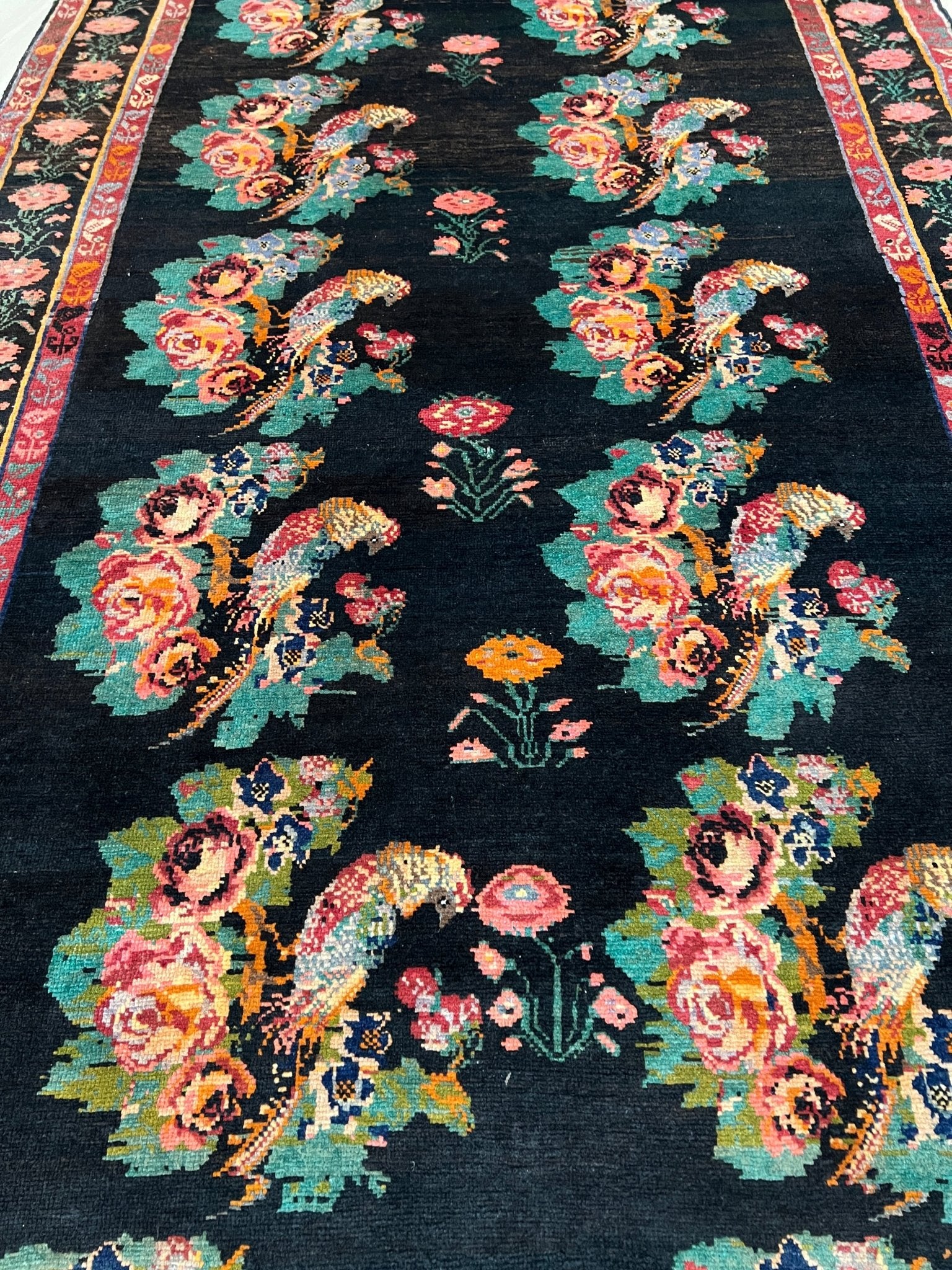 KARABAGH armenian vintage Scatter rug. Oriental rug shop san francisco bay area. Buy handmade wool rug online free shipping