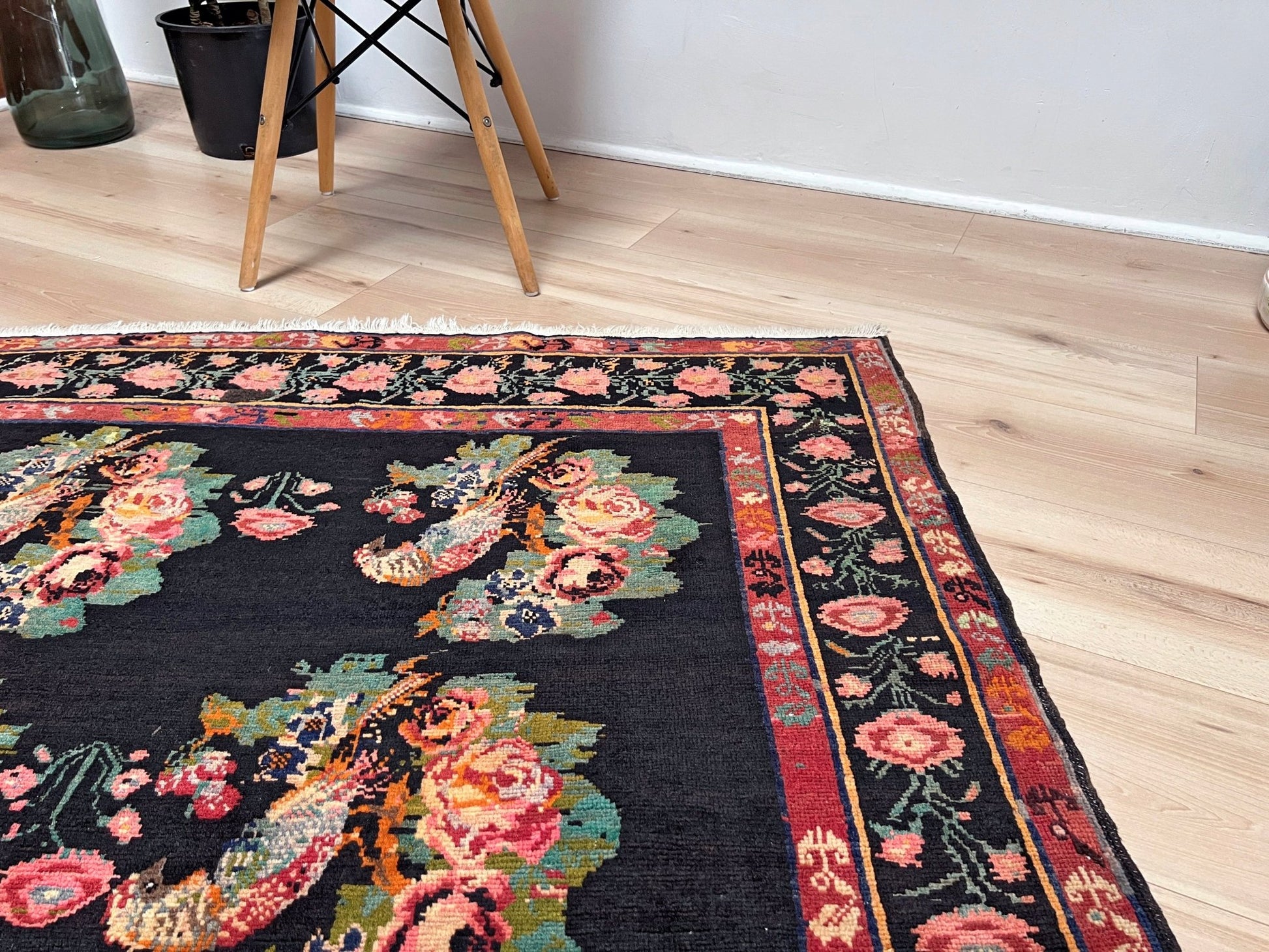 KARABAGH armenian vintage Scatter rug. Oriental rug shop san francisco bay area. Buy handmade wool rug online free shipping