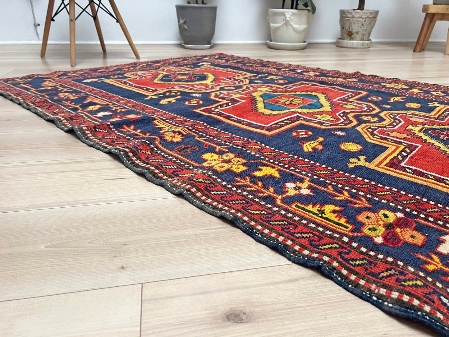 Derbend Caucasian vintage small Scatter handmade rug. Oriental rug shop San francisco bay area. Buy rug online free shipping