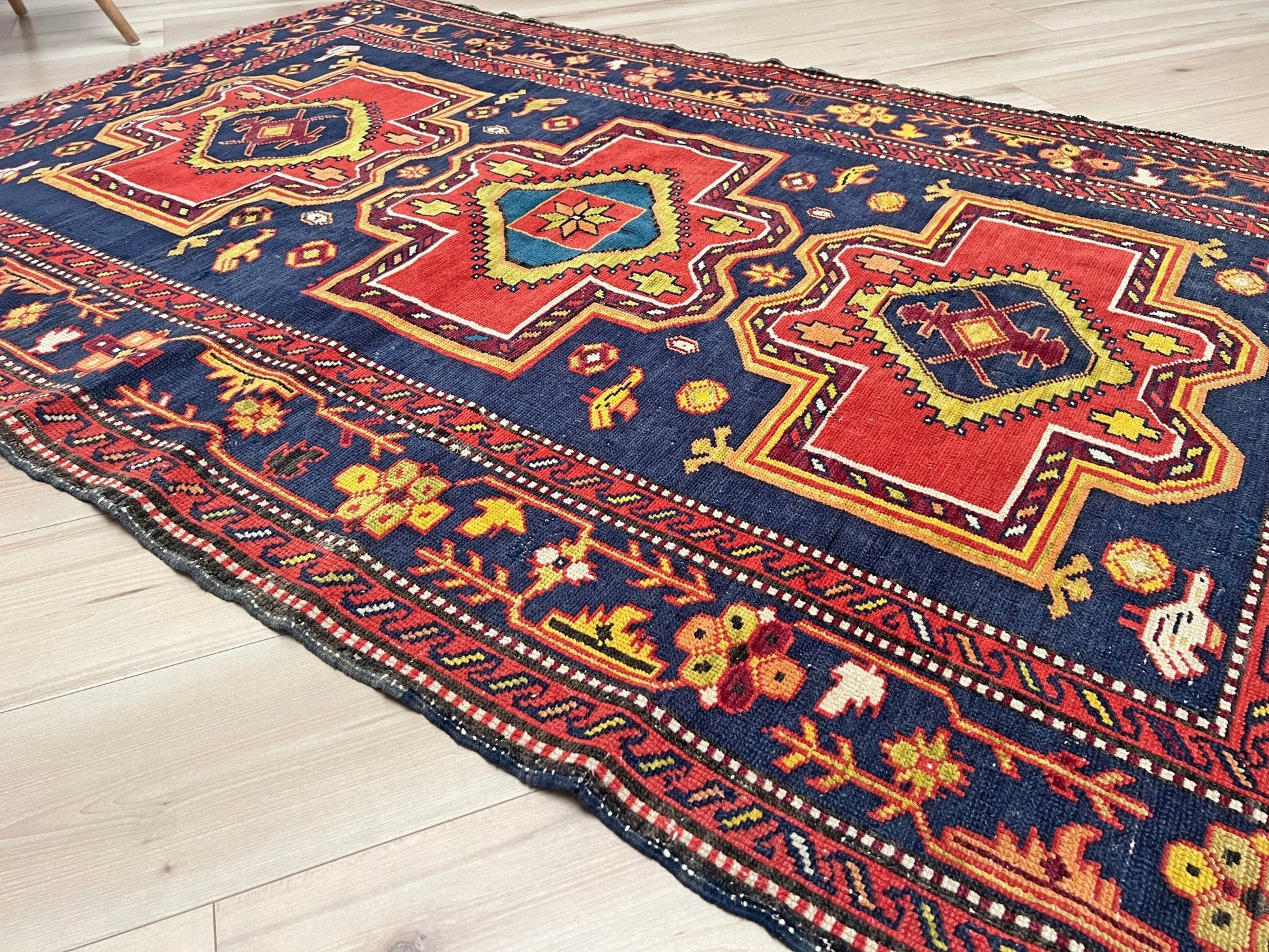 Derbend Caucasian vintage small Scatter handmade rug. Oriental rug shop San francisco bay area. Buy rug online free shipping