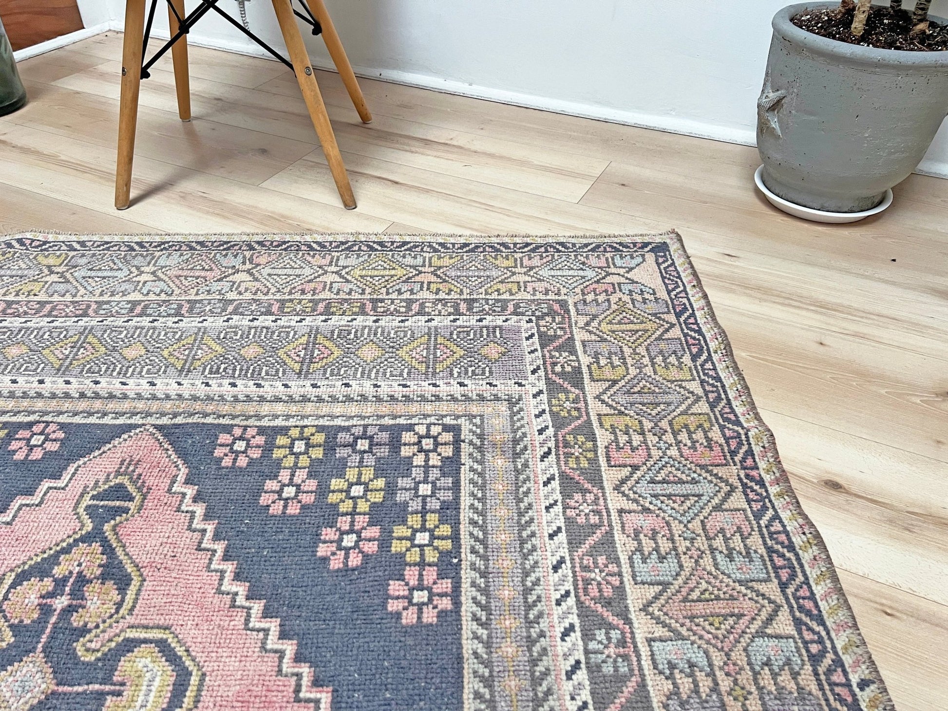 Obruk 4x6 handmade wool vintage turkish rug shop san francisco bay area. Buy handmade oriental rug online free shipping