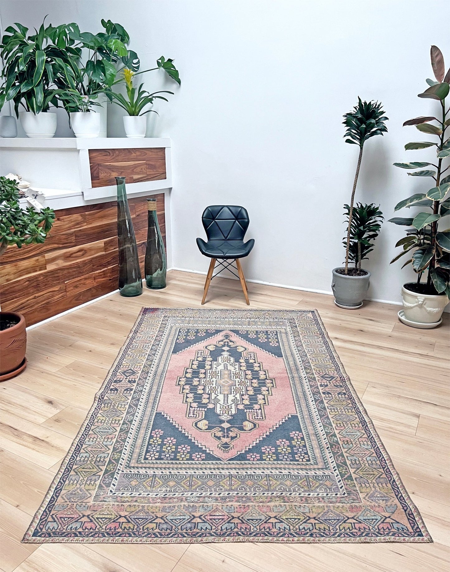 Obruk 4x6 handmade wool vintage turkish rug shop san francisco bay area. Buy handmade oriental rug online free shipping