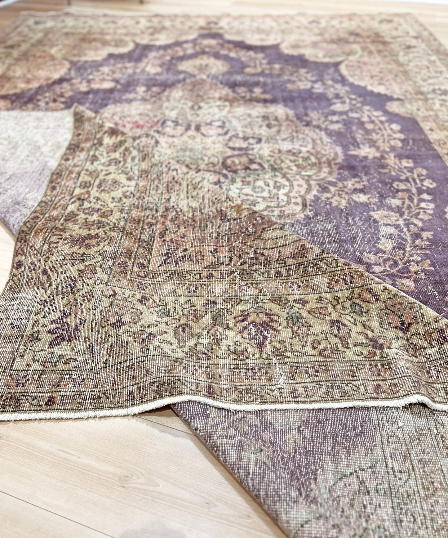 Muted distressed Vintage Turkish Rug shop san francisco bay area. Buy Oriental rug shop online rug shopping free shipping