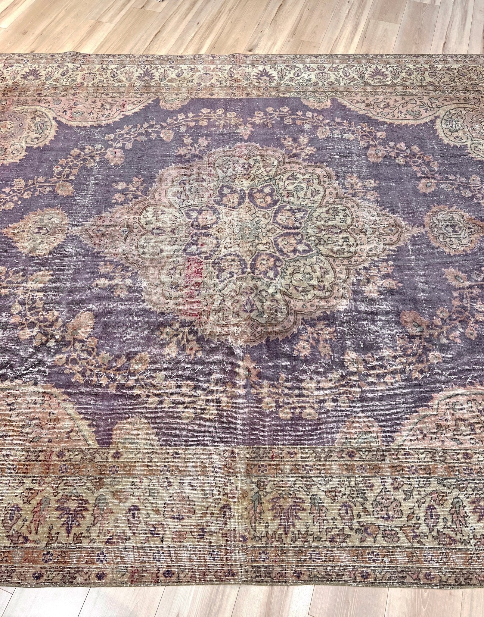 Muted distressed Vintage Turkish Rug shop san francisco bay area. Buy Oriental rug shop online rug shopping free shipping