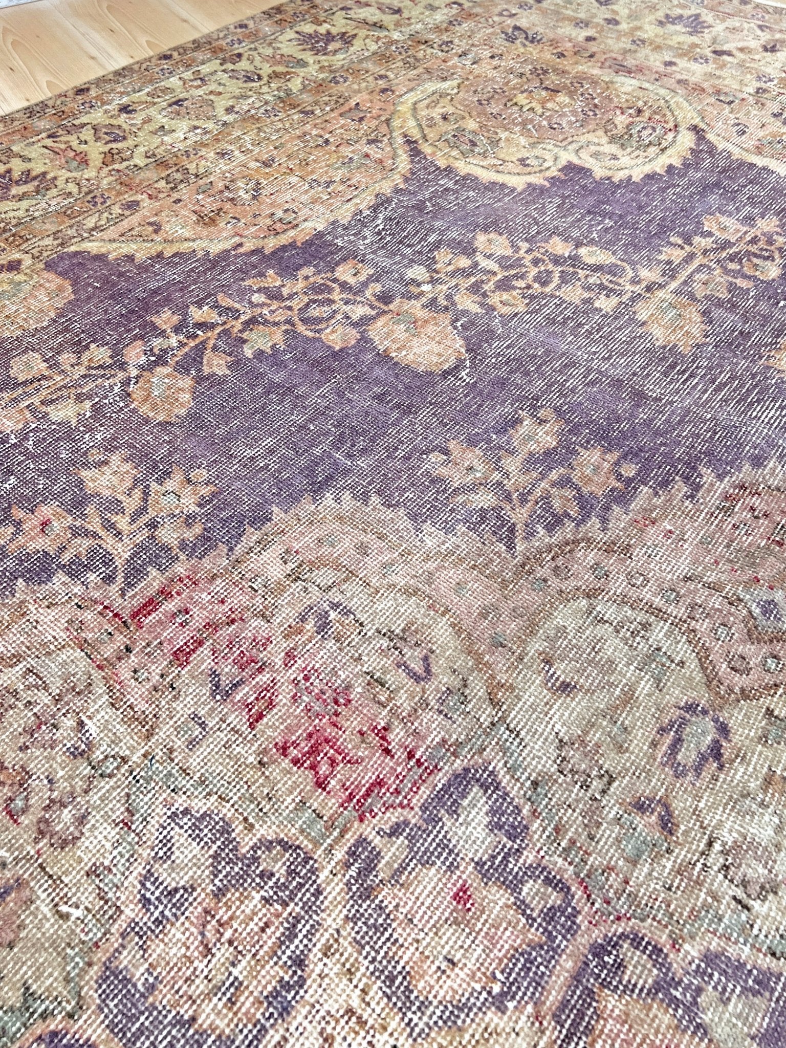 Muted distressed Vintage Turkish Rug shop san francisco bay area. Buy Oriental rug shop online rug shopping free shipping