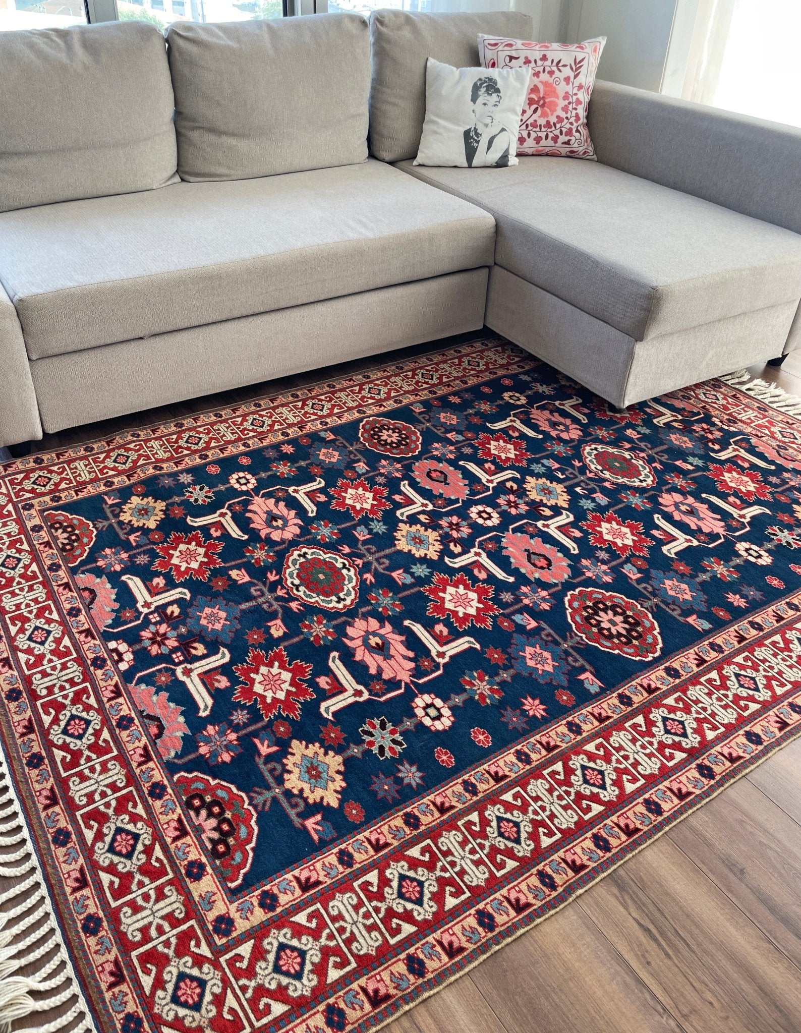 Barchalo Shirvan rug. Handmade rug store san francisco bay area. Shop handmade turkish rug online shopping home decor.