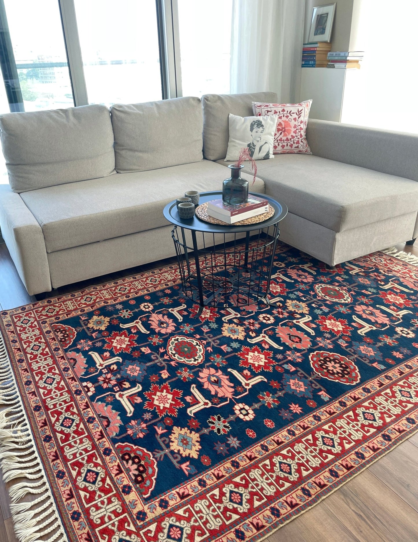 Barchalo Shirvan rug. Handmade rug store san francisco bay area. Shop handmade turkish rug online shopping home decor.