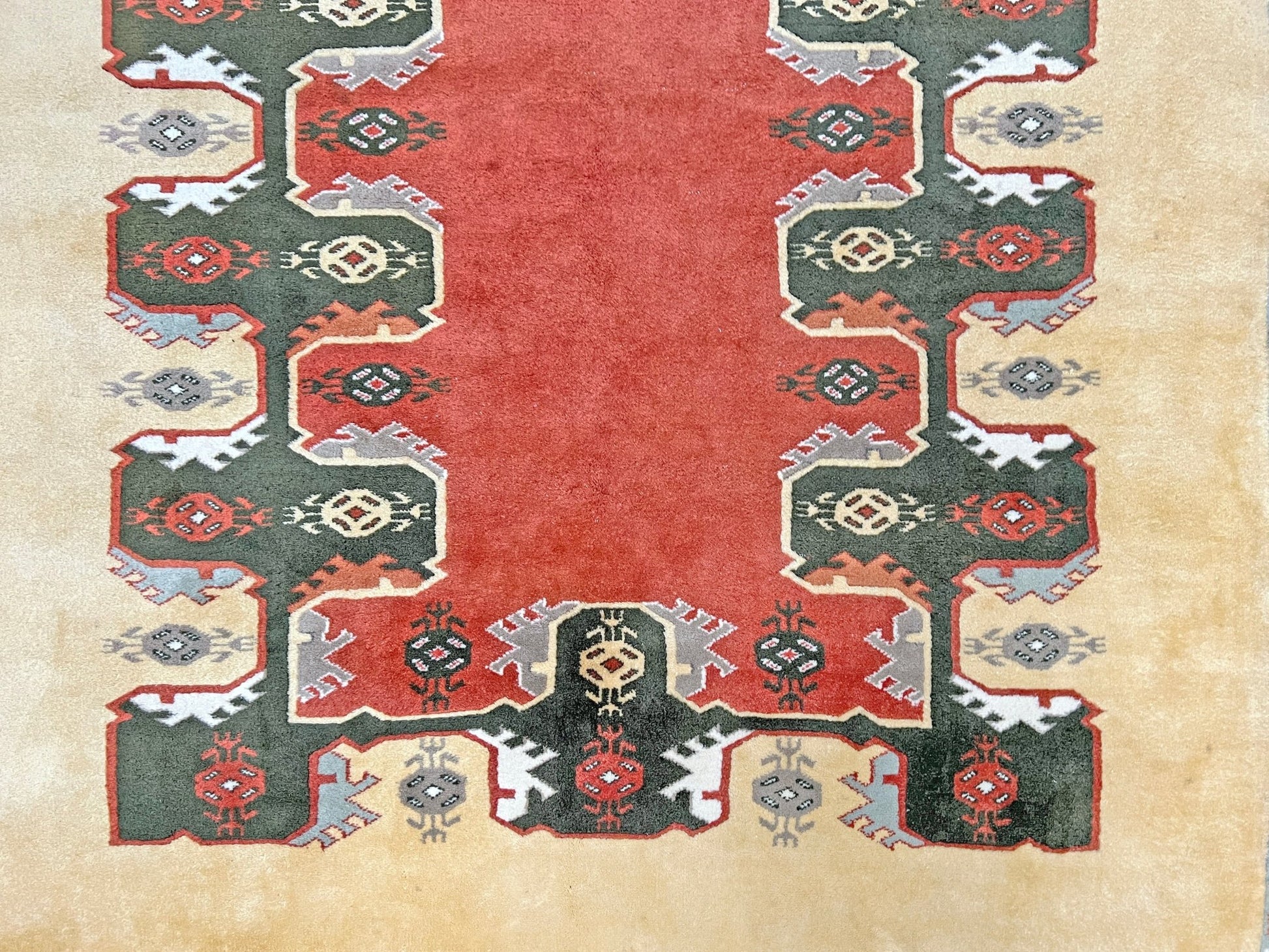 Konya Turkish Soft Rug. Vintage Rug Shop San Francisco Bay Area. Buy handmade wool rug  online free shipping USA and Canada.