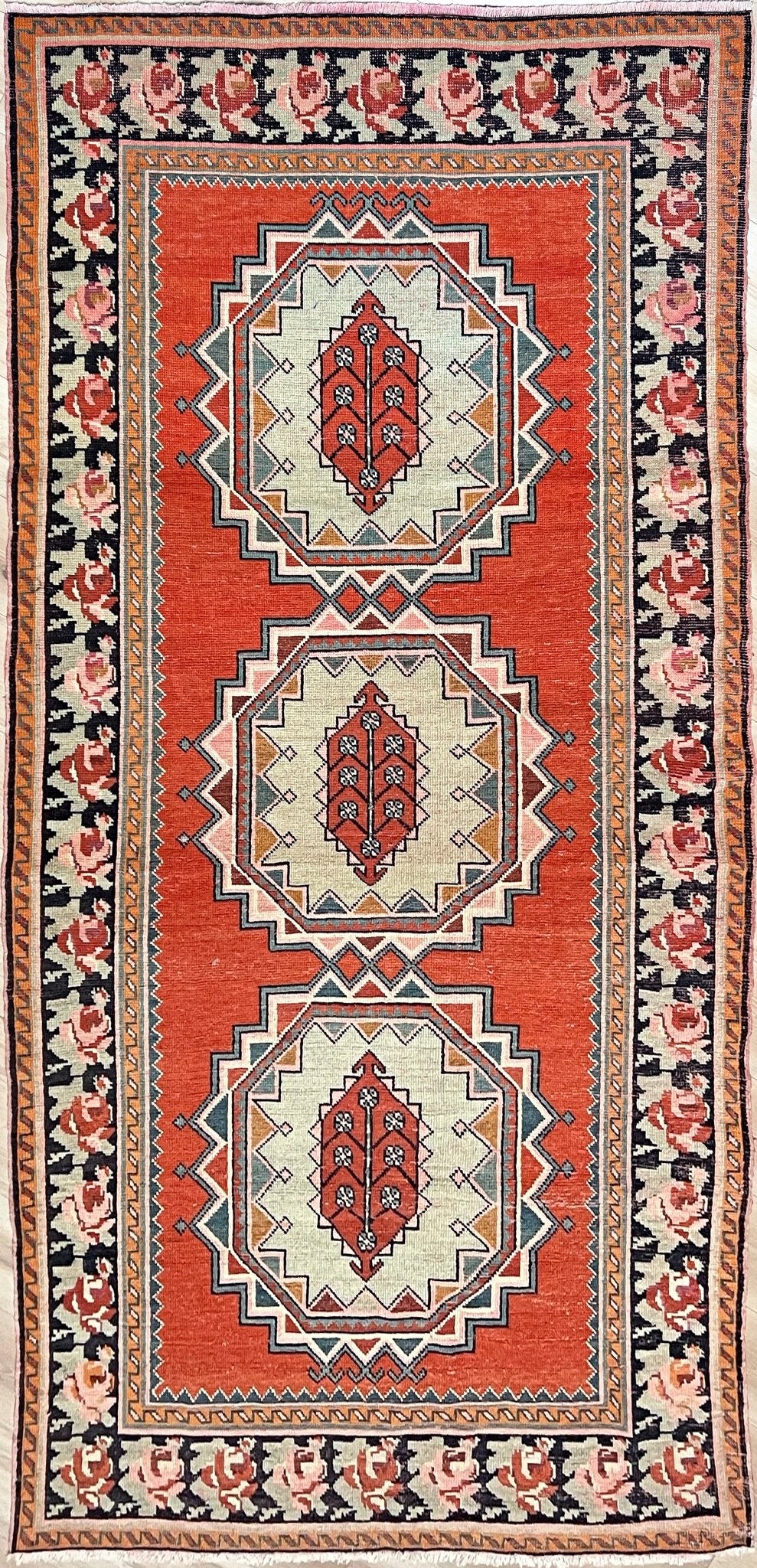 derbend karabagh caucasian rug. Oriental rug shop San Francisco Bay Area. Wide runner handmade wool rug. Buy rug online