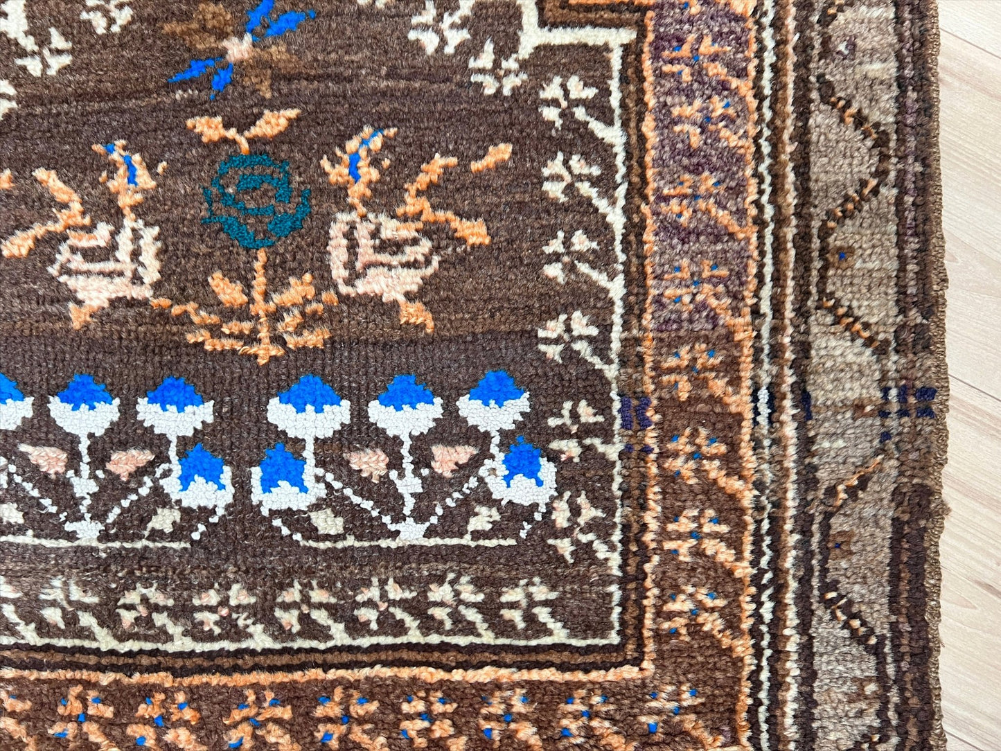 Kars Wool vintage turkish mini rug. Handmade turkish rug shop san francisco bay area. Buy handmade wool rug online