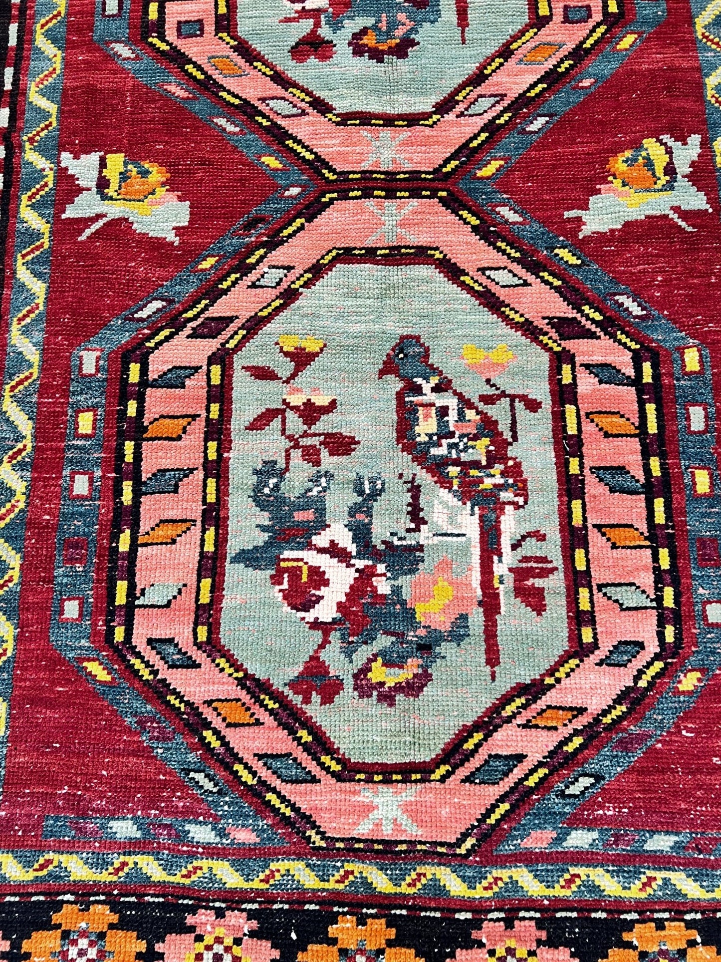 Derbend caucasian rug. Handmade wide runner rug. Oriental rug shop San Francisco Bay Area. Buy wool rug online