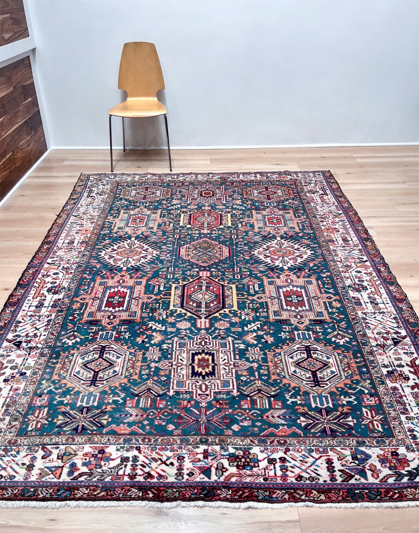 large karadja heriz persian aera rug. Oriental rug shop san francisco bay area. Buy handmade wool vintage rug online