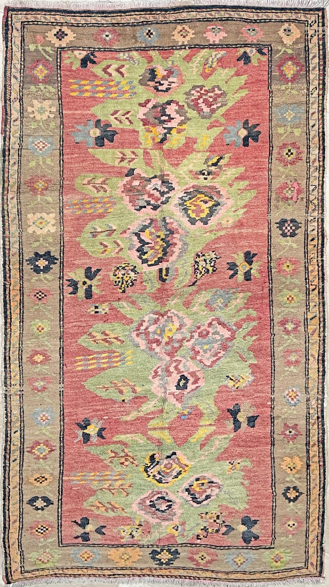 Karabagh Caucasian 4x6 vintage small wool rug. Oriental rug shop san francisco bay area. Buy handmade wool rug online