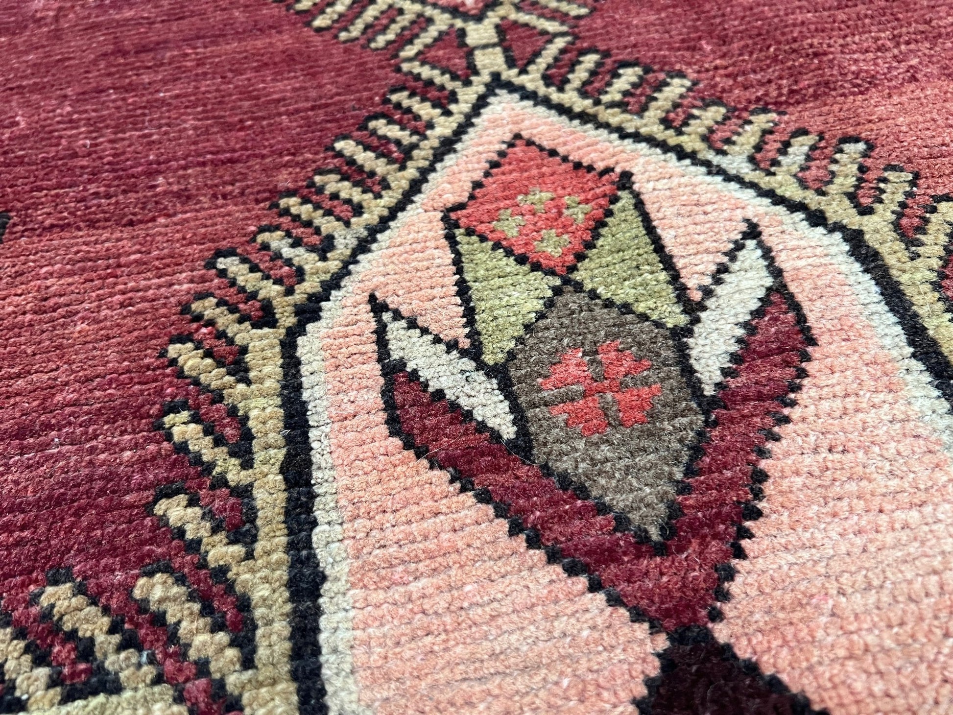 Antique Kuba Caucasian rug. Handmade wool wide runner rug. Oriental rug shop san francisco bay area. Buy rug online