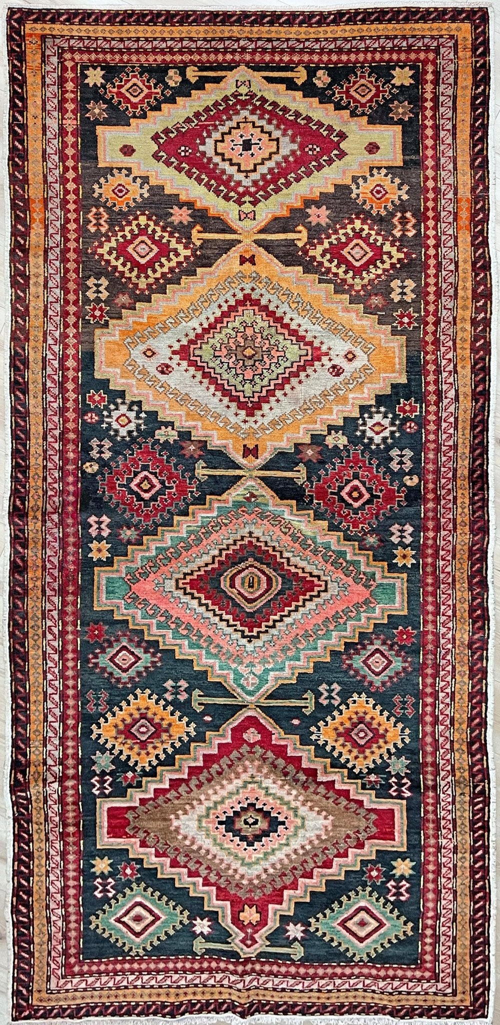 Kuba caucasian handmade wool vintage wide runner rug. Buy oriental rug shop san francisco bay area. Buy rug online free