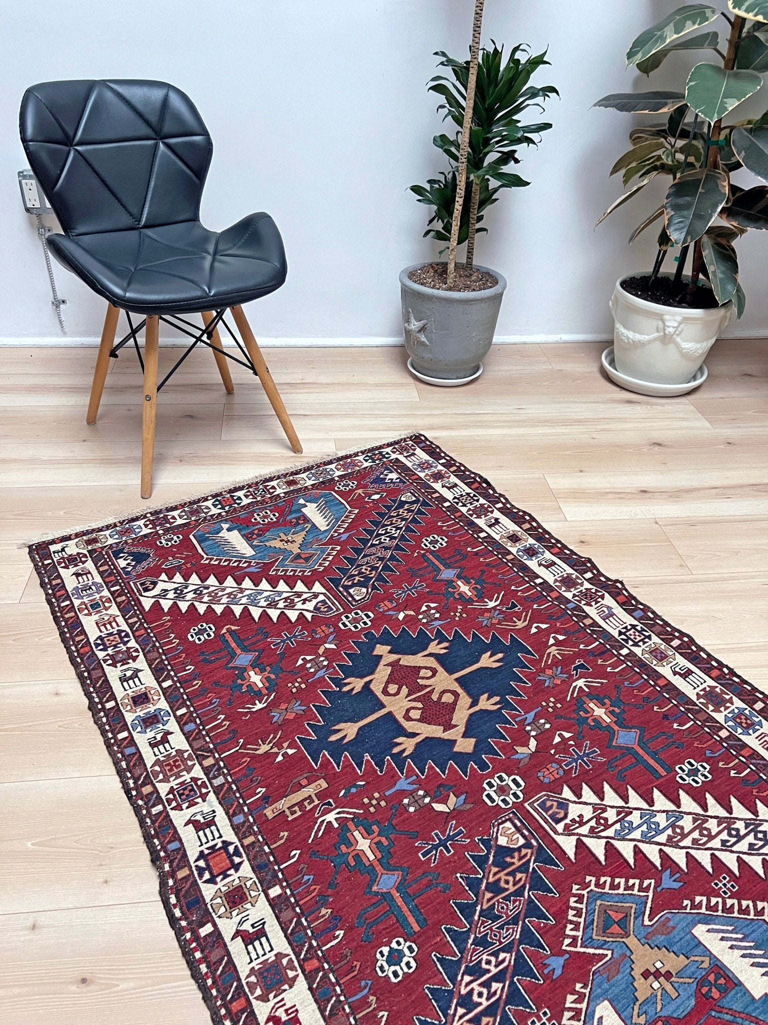 Shahsavan soumak small handmade wool persian rug shop san francisco bay area. Buy handmade wool rug online free shipping