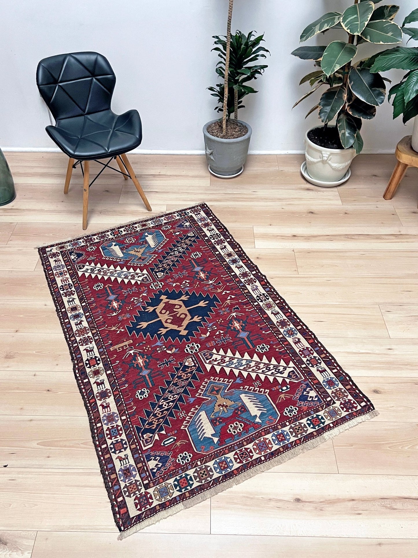 Shahsavan soumak small handmade wool persian rug shop san francisco bay area. Buy handmade wool rug online free shipping
