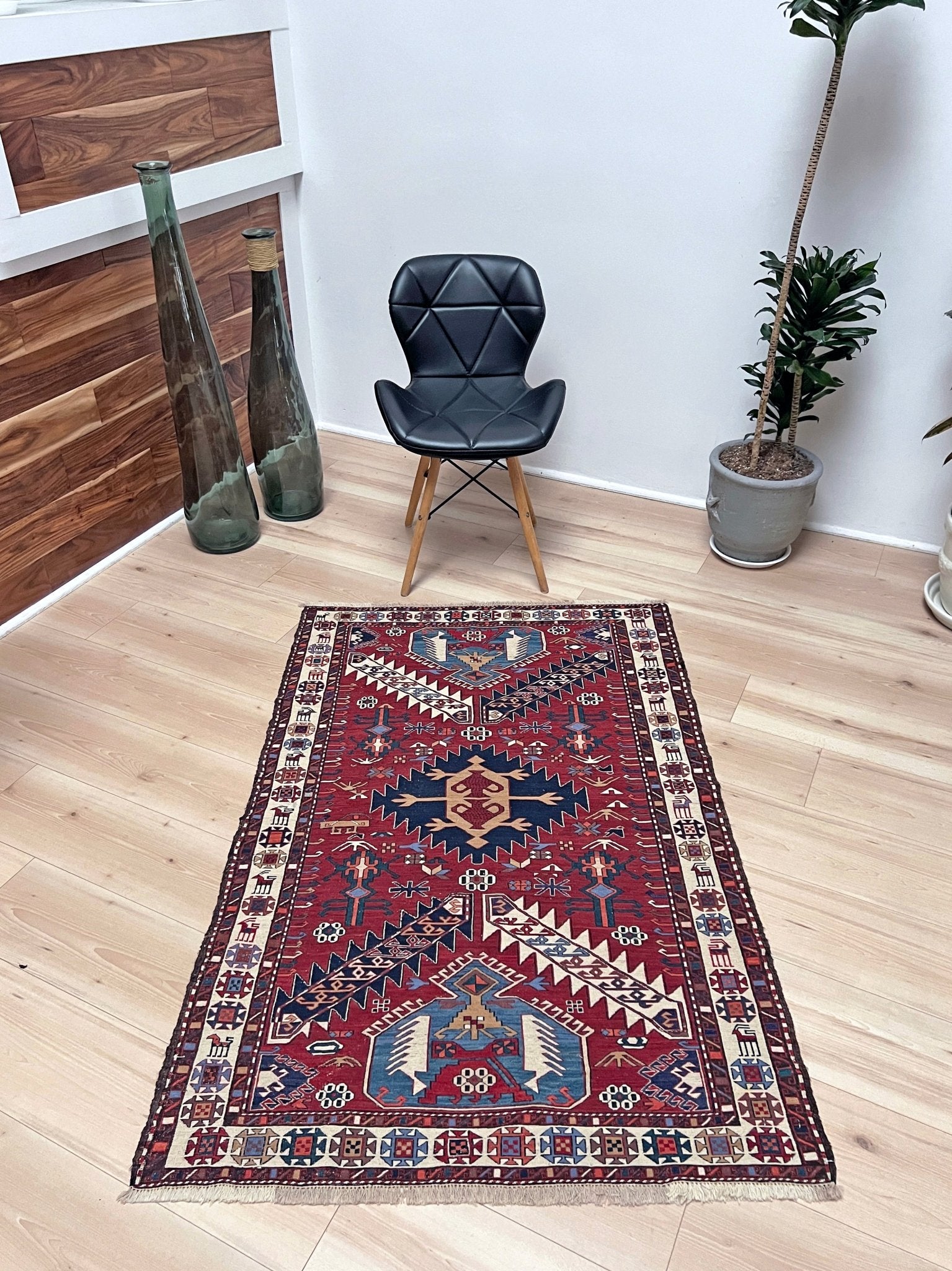 Shahsavan soumak small handmade wool persian rug shop san francisco bay area. Buy handmade wool rug online free shipping