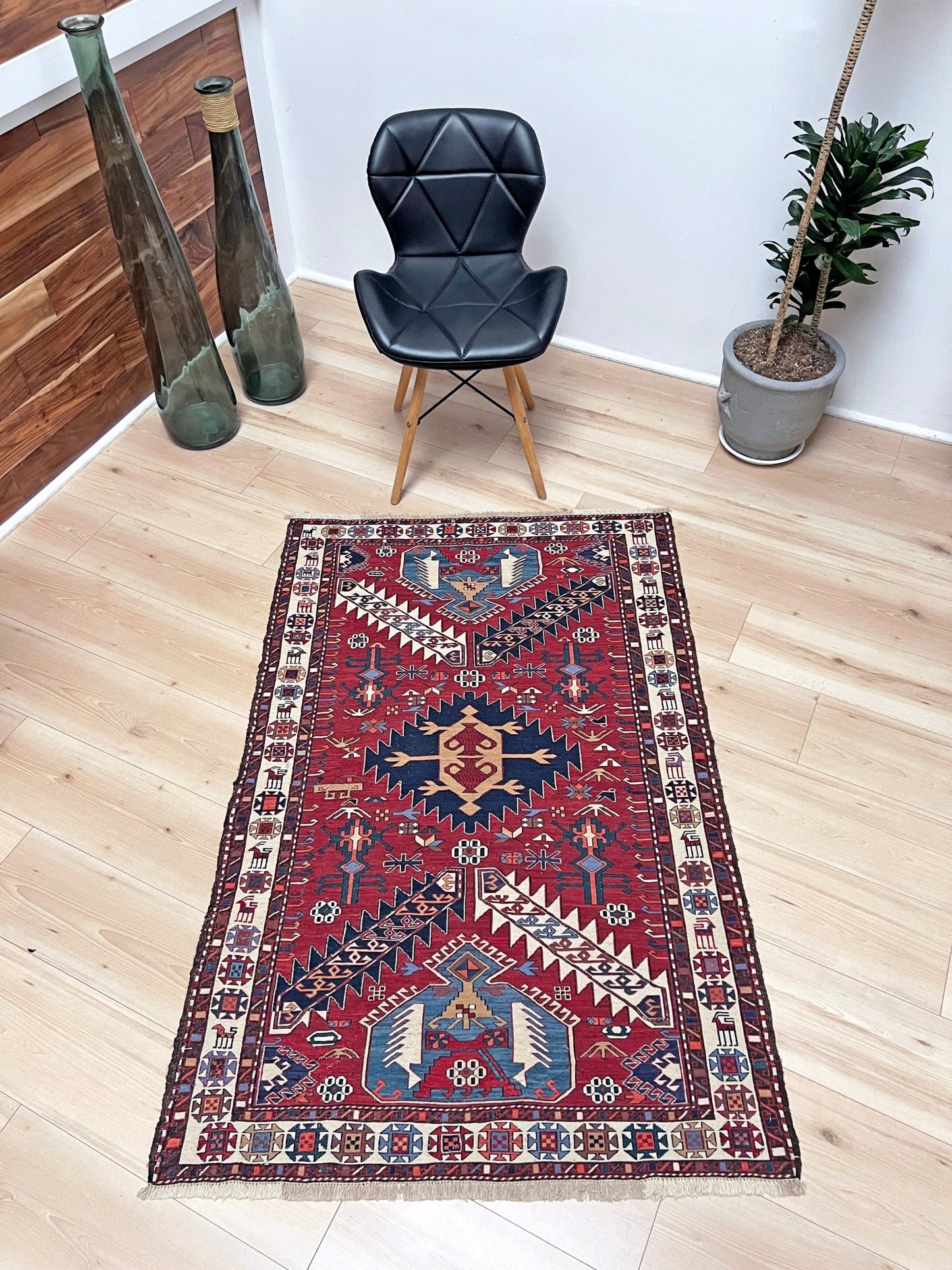 Shahsavan soumak small handmade wool persian rug shop san francisco bay area. Buy handmade wool rug online free shipping