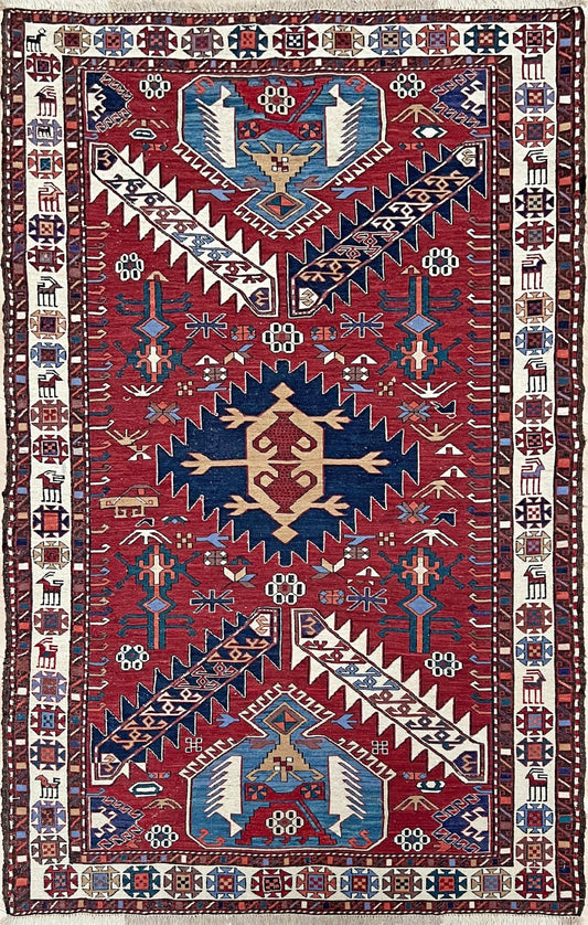 Shahsavan soumak small handmade wool persian rug shop san francisco bay area. Buy handmade wool rug online free shipping