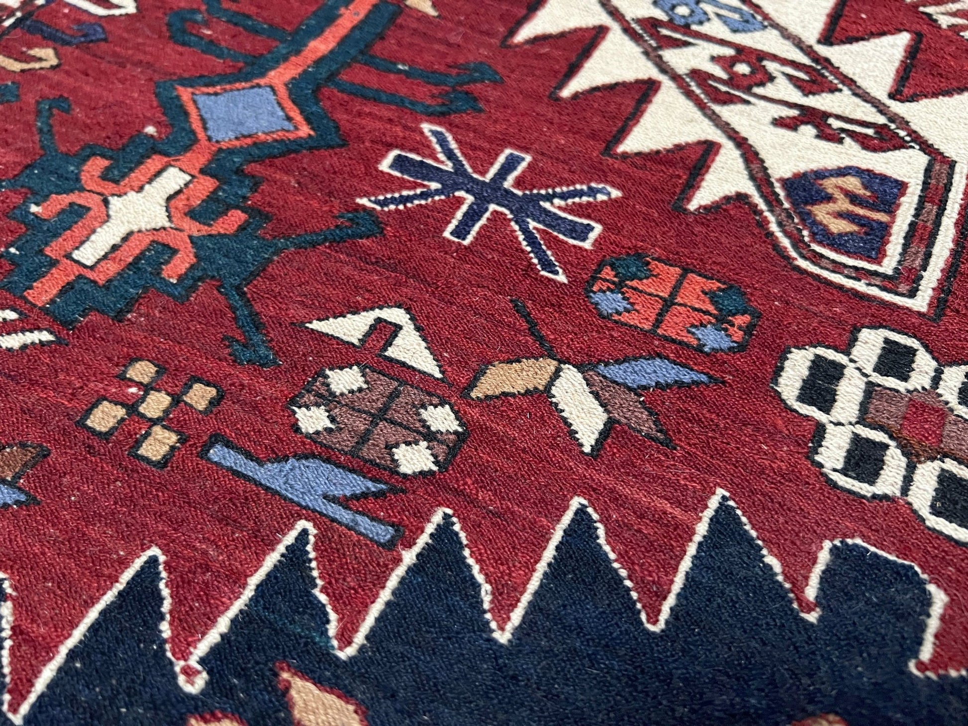 Shahsavan soumak small handmade wool persian rug shop san francisco bay area. Buy handmade wool rug online free shipping