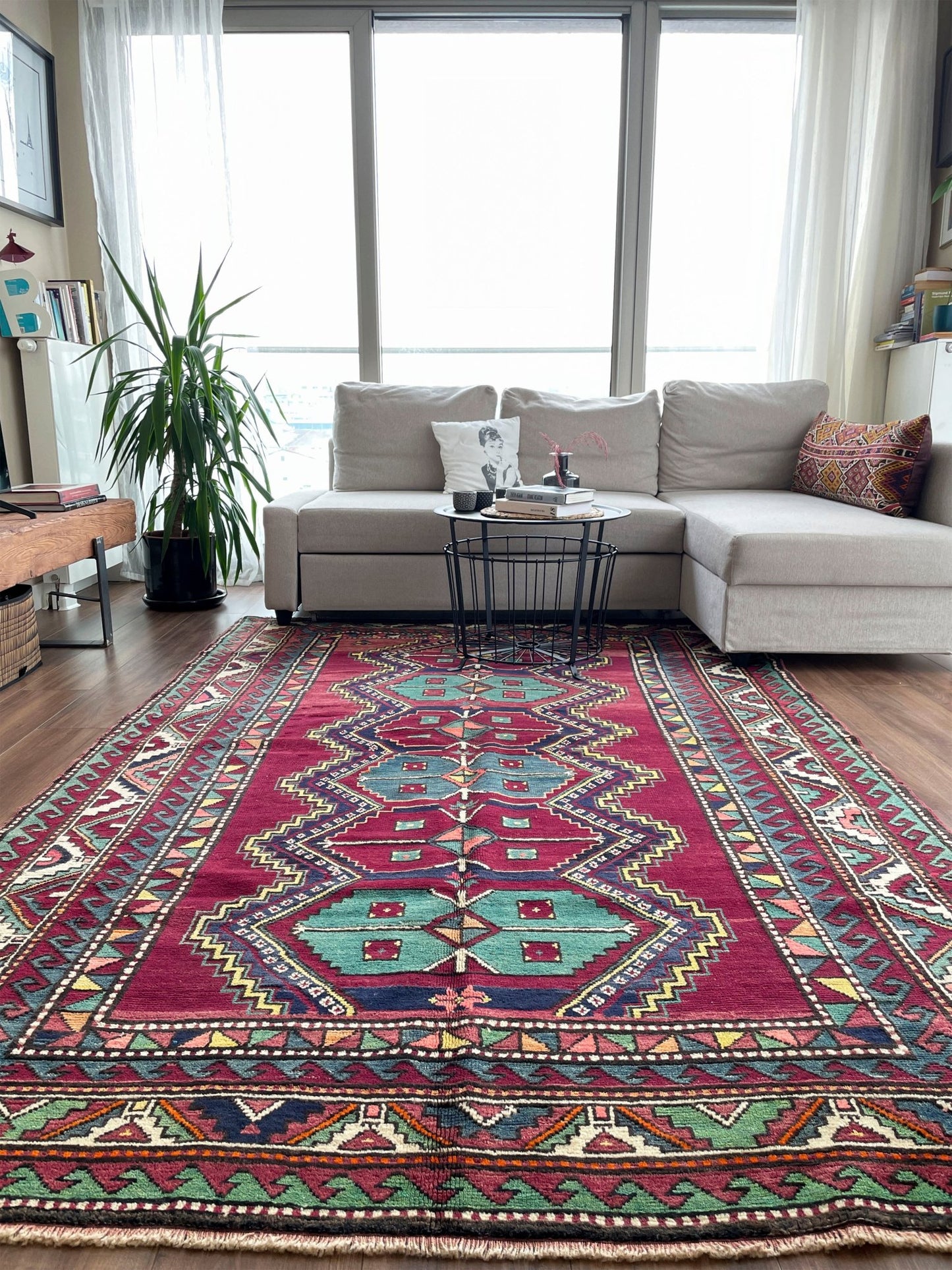 Kazak Caucasian Tribal Vintage Rug Shop San Francisco Bay Area. Buy handmade wool rug online free shipping USA and Canada.