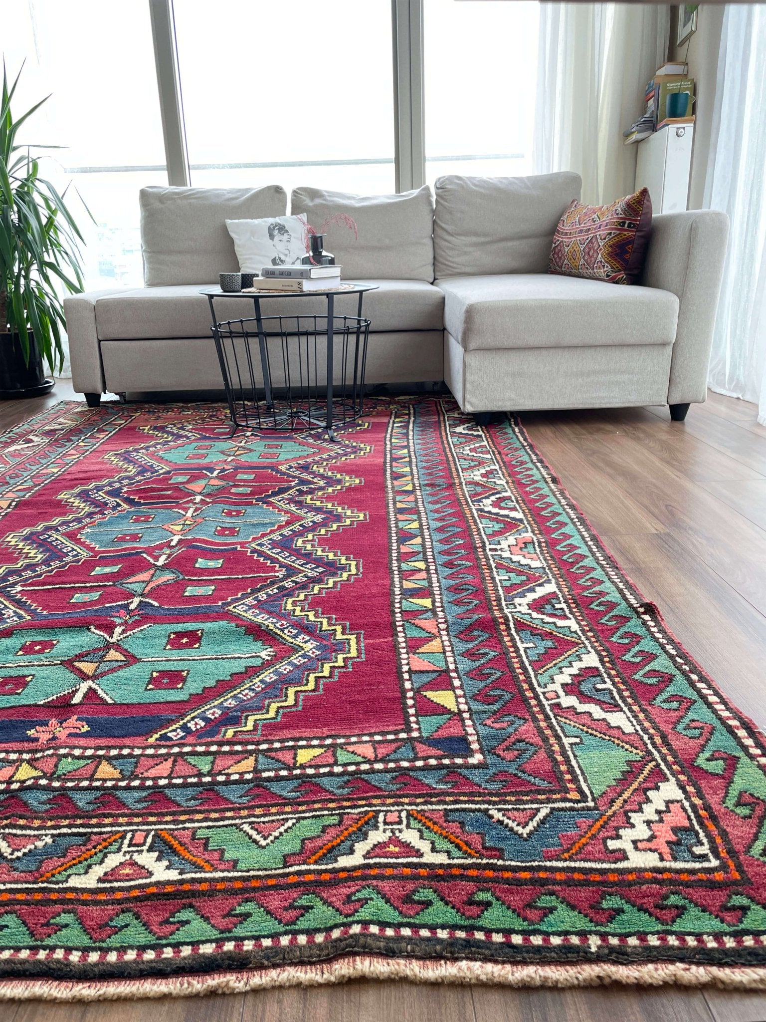 Kazak Caucasian Tribal Vintage Rug Shop San Francisco Bay Area. Buy handmade wool rug online free shipping USA and Canada.