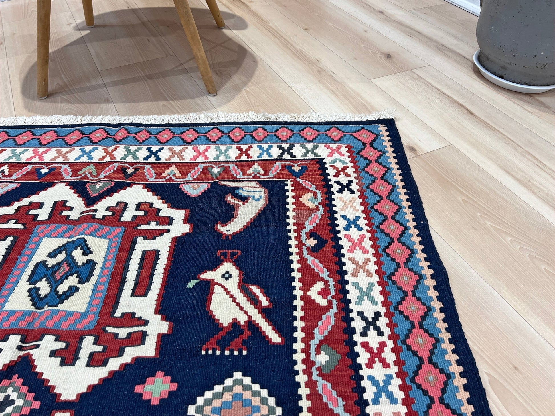 Persian animal design nursery kilim rug shop san francisco bay area. Handmade wool small rug carpet buy online