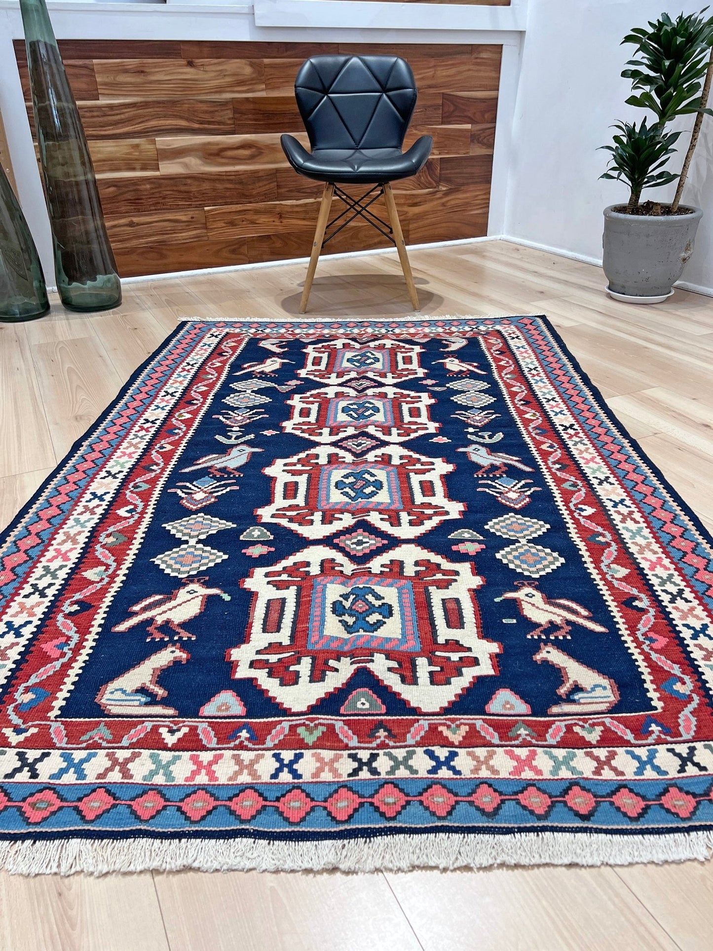 Persian animal design nursery kilim rug shop san francisco bay area. Handmade wool small rug carpet buy online