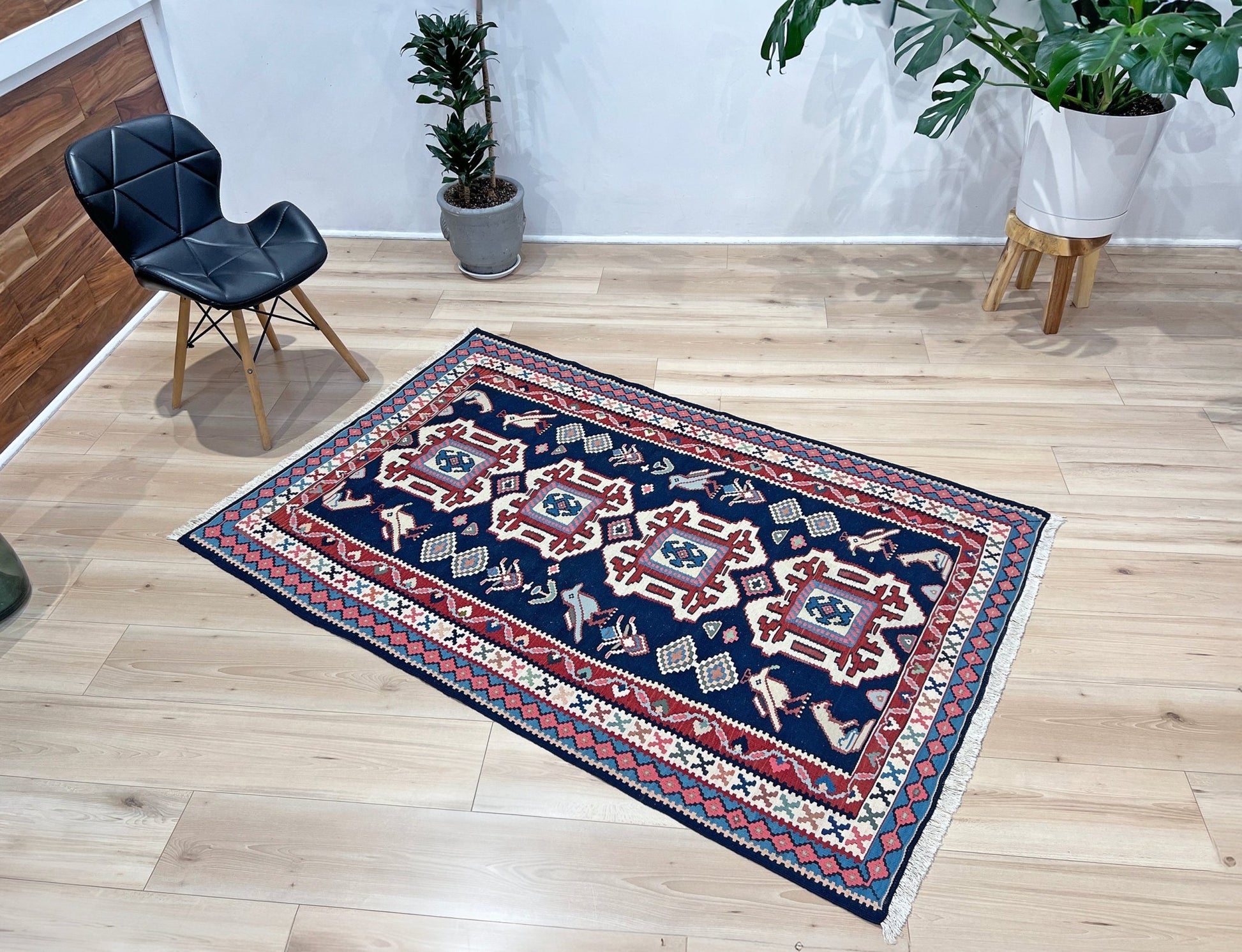 Persian animal design nursery kilim rug shop san francisco bay area. Handmade wool small rug carpet buy online