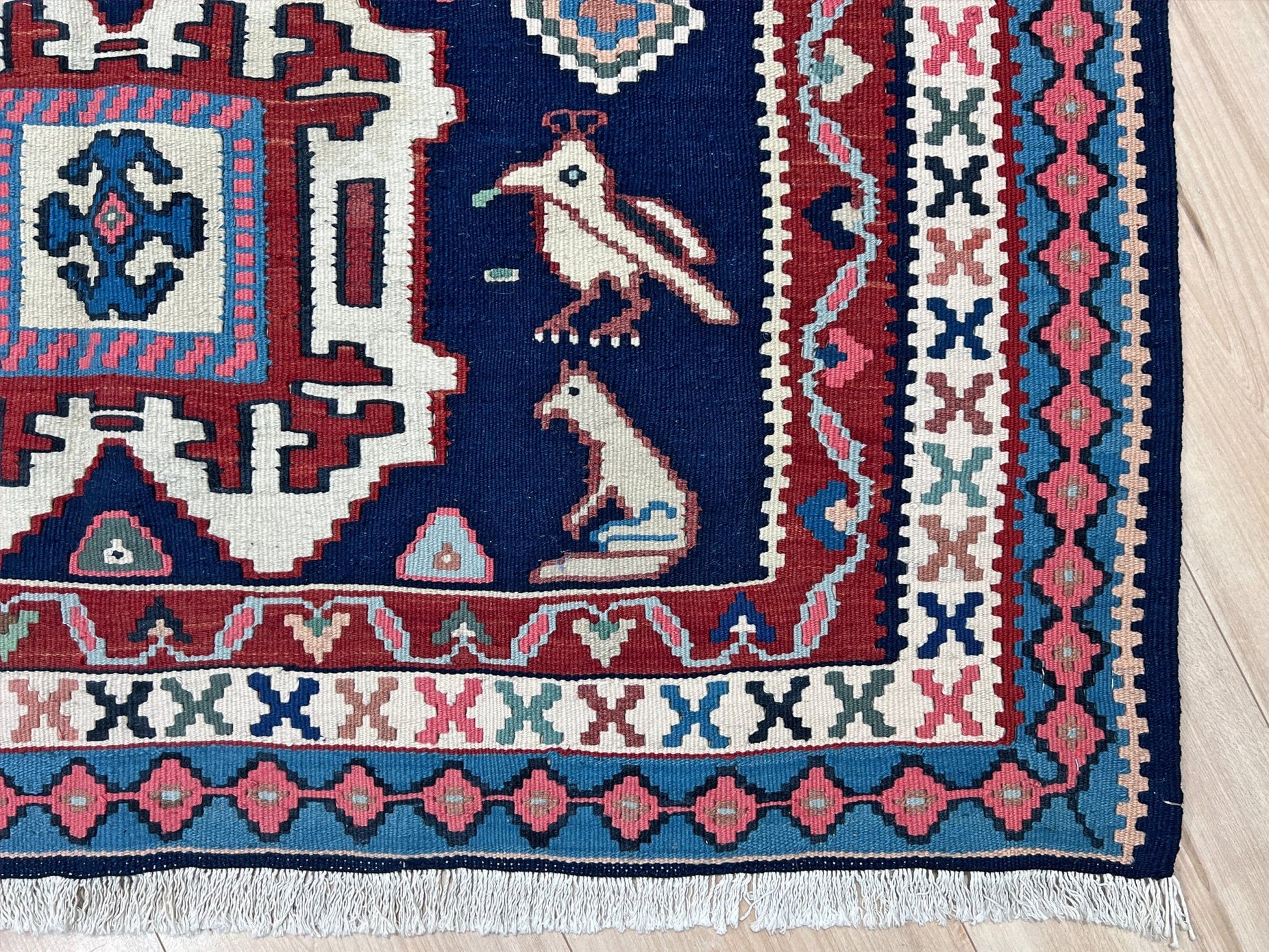 Persian animal design nursery kilim rug shop san francisco bay area. Handmade wool small rug carpet buy online