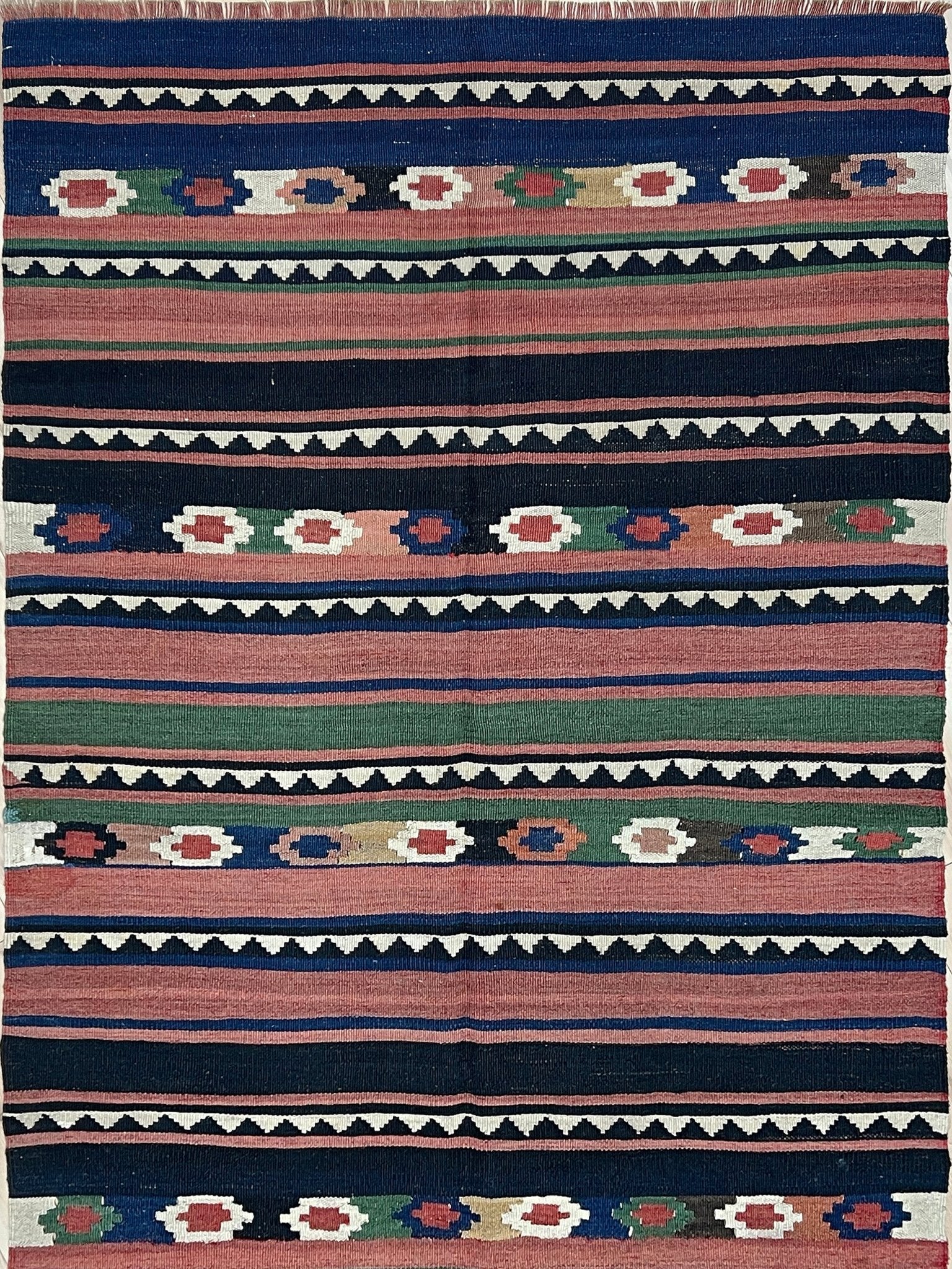 caucasian kilim navajo style flatweave rug. Kilim rug shop san francisco bay area.