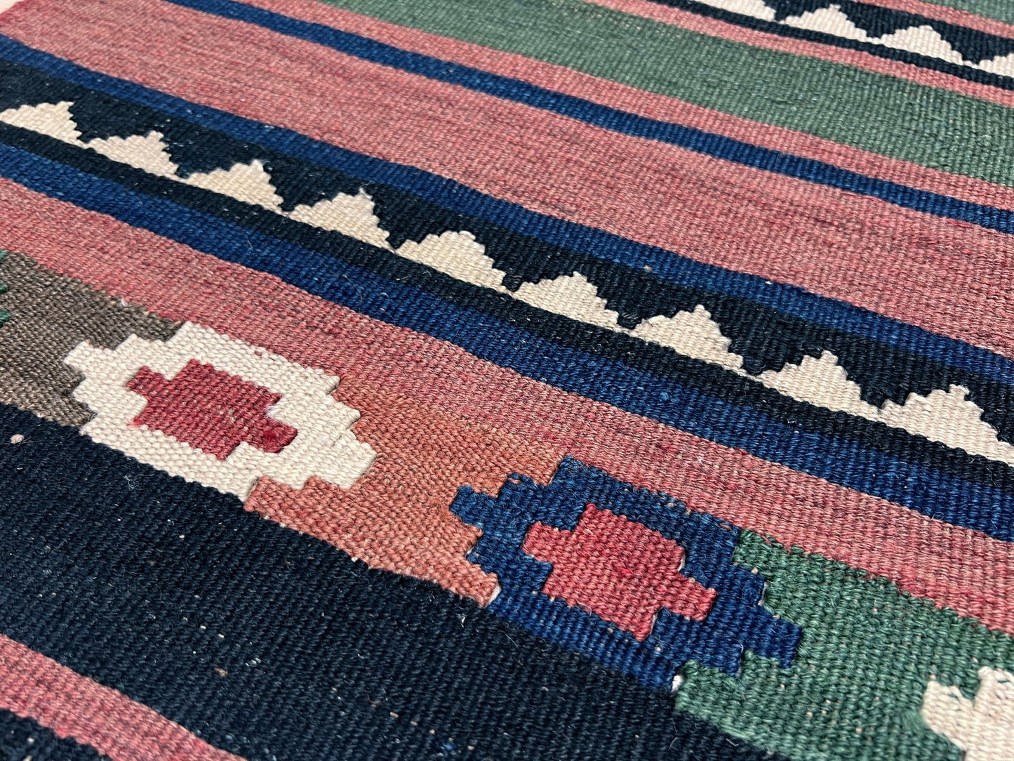 caucasian kilim navajo style flatweave rug. Kilim rug shop san francisco bay area.