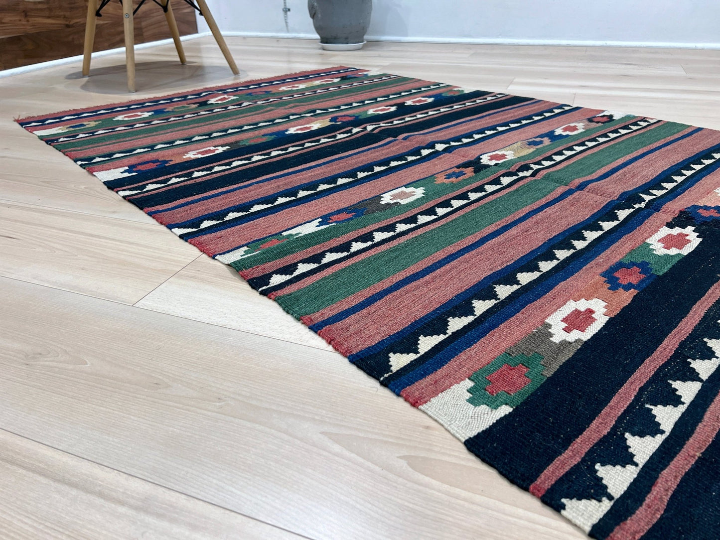 caucasian kilim navajo style flatweave rug. Kilim rug shop san francisco bay area.