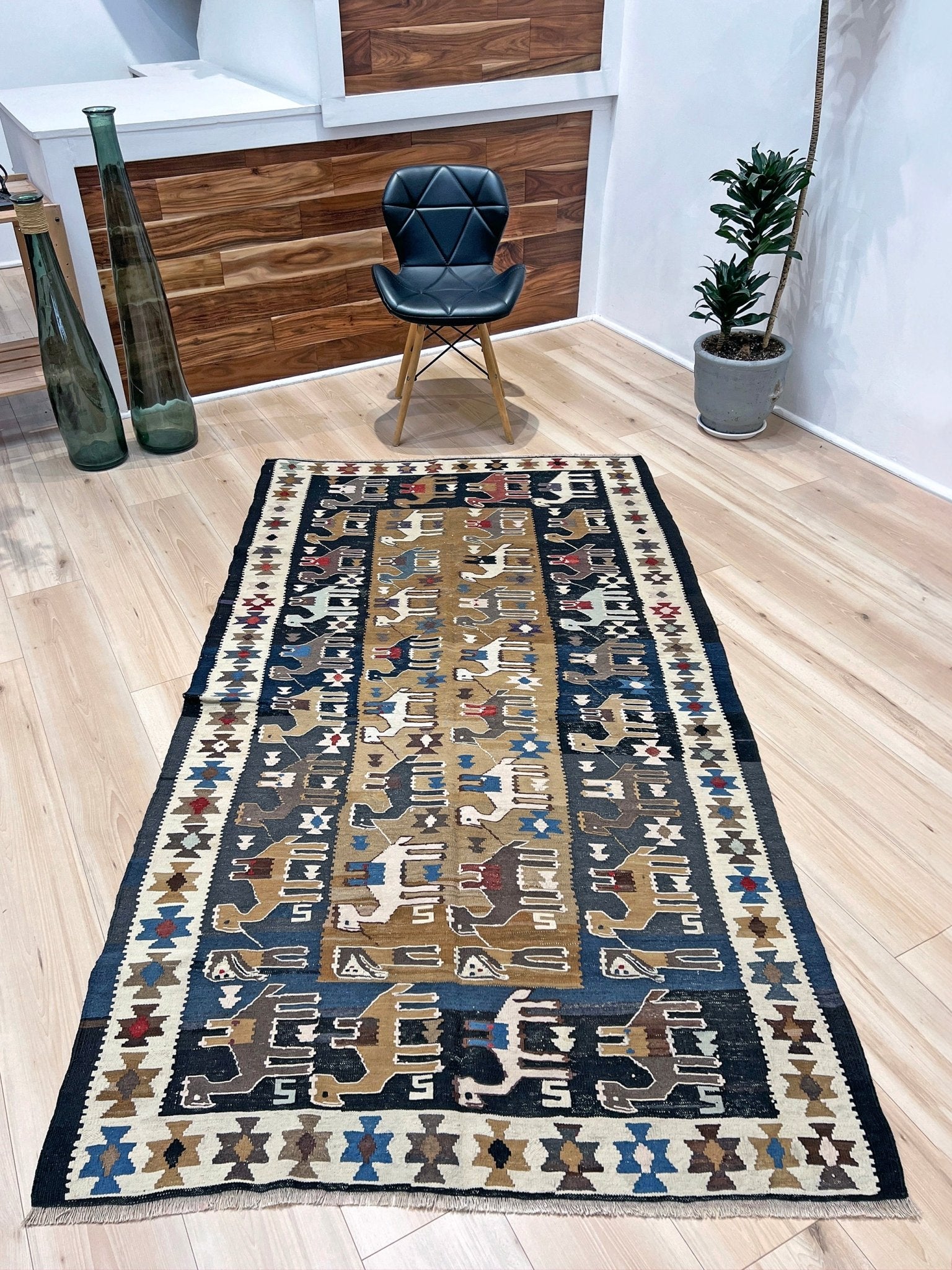  camel caravan persian vintage kilim rug shop san francisco bay area. Oriental rug shop. Buy handmade wool flatweave rug carpet.