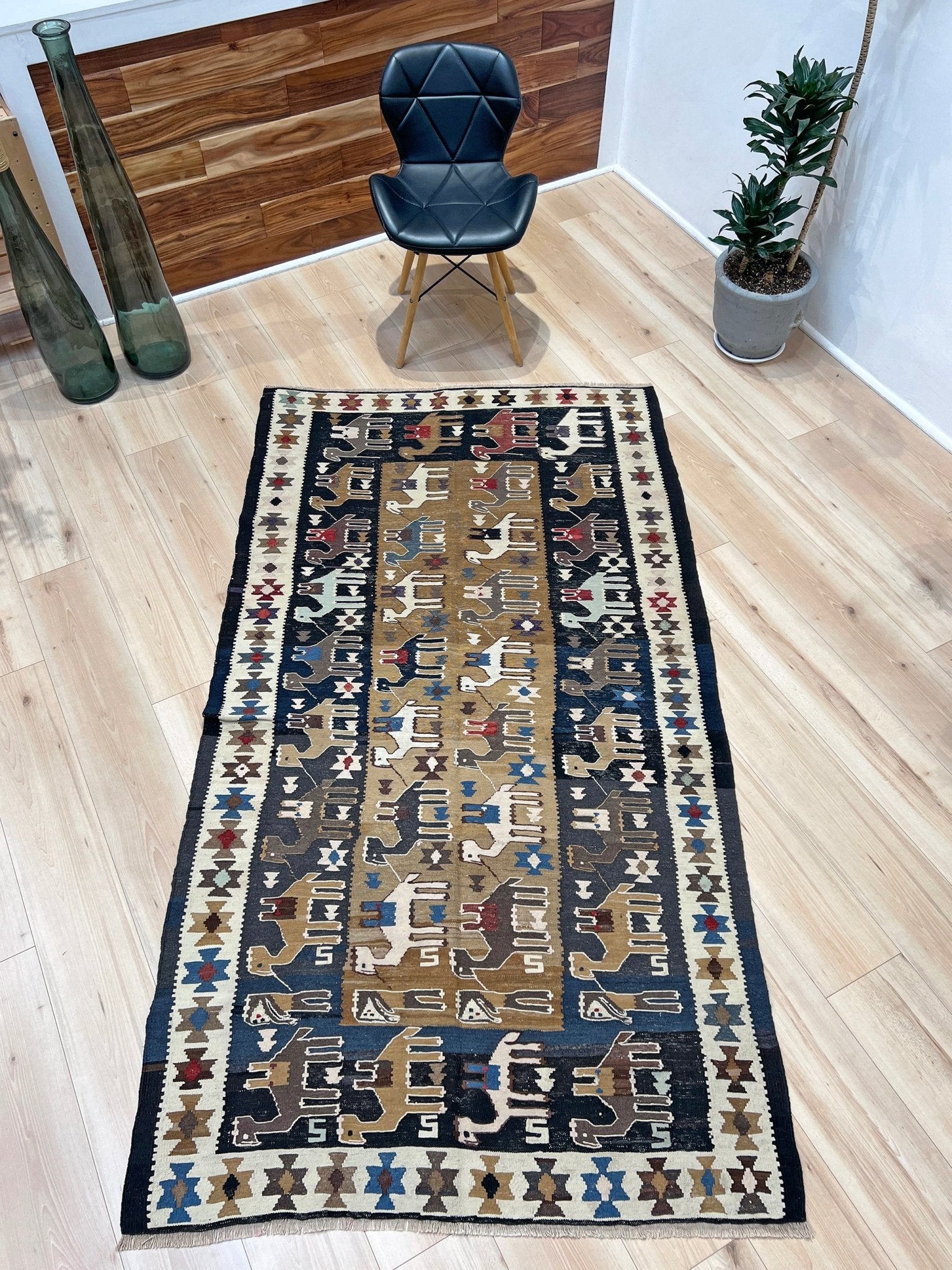  camel caravan persian vintage kilim rug shop san francisco bay area. Oriental rug shop. Buy handmade wool flatweave rug carpet.