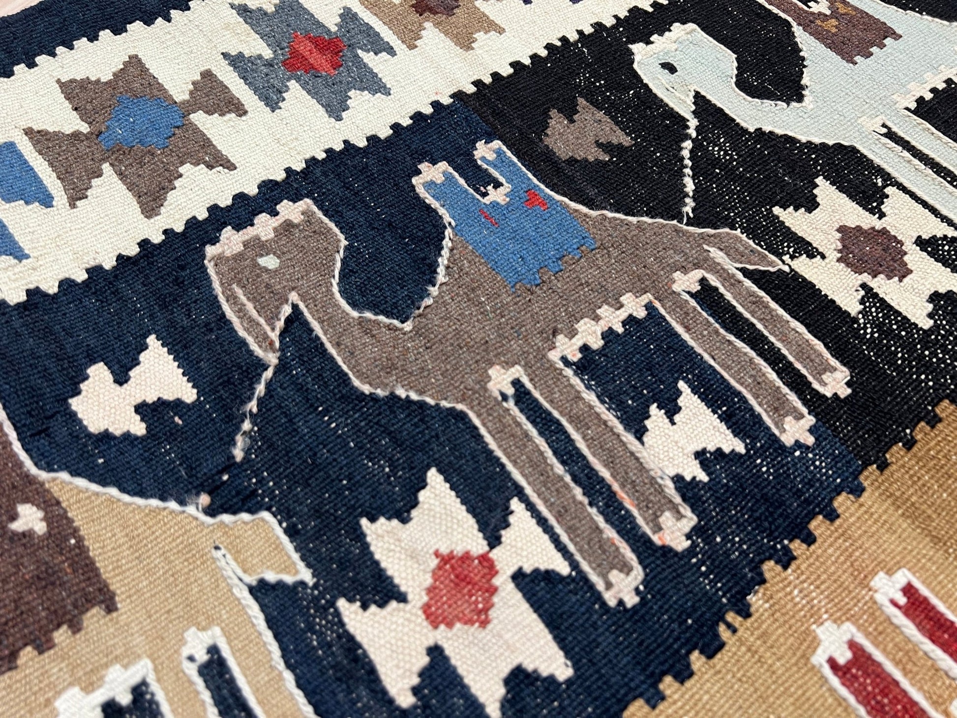  camel caravan persian vintage kilim rug shop san francisco bay area. Oriental rug shop. Buy handmade wool flatweave rug carpet.