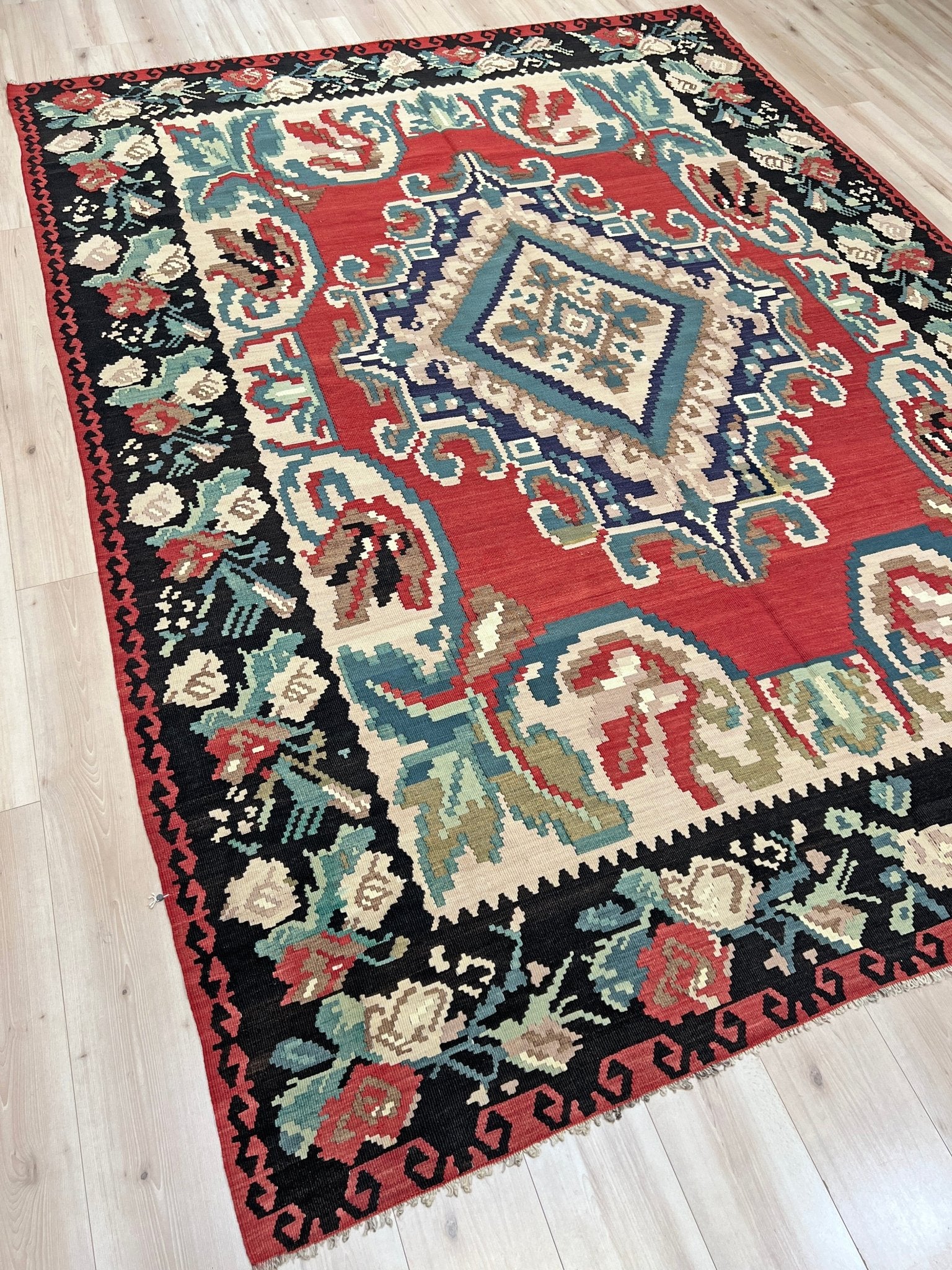 Bessarabian Large Kilim Rug. European Kilim Rug Shop San Francisco bay area. Buy Oriental rugs buy rugs online free shipping