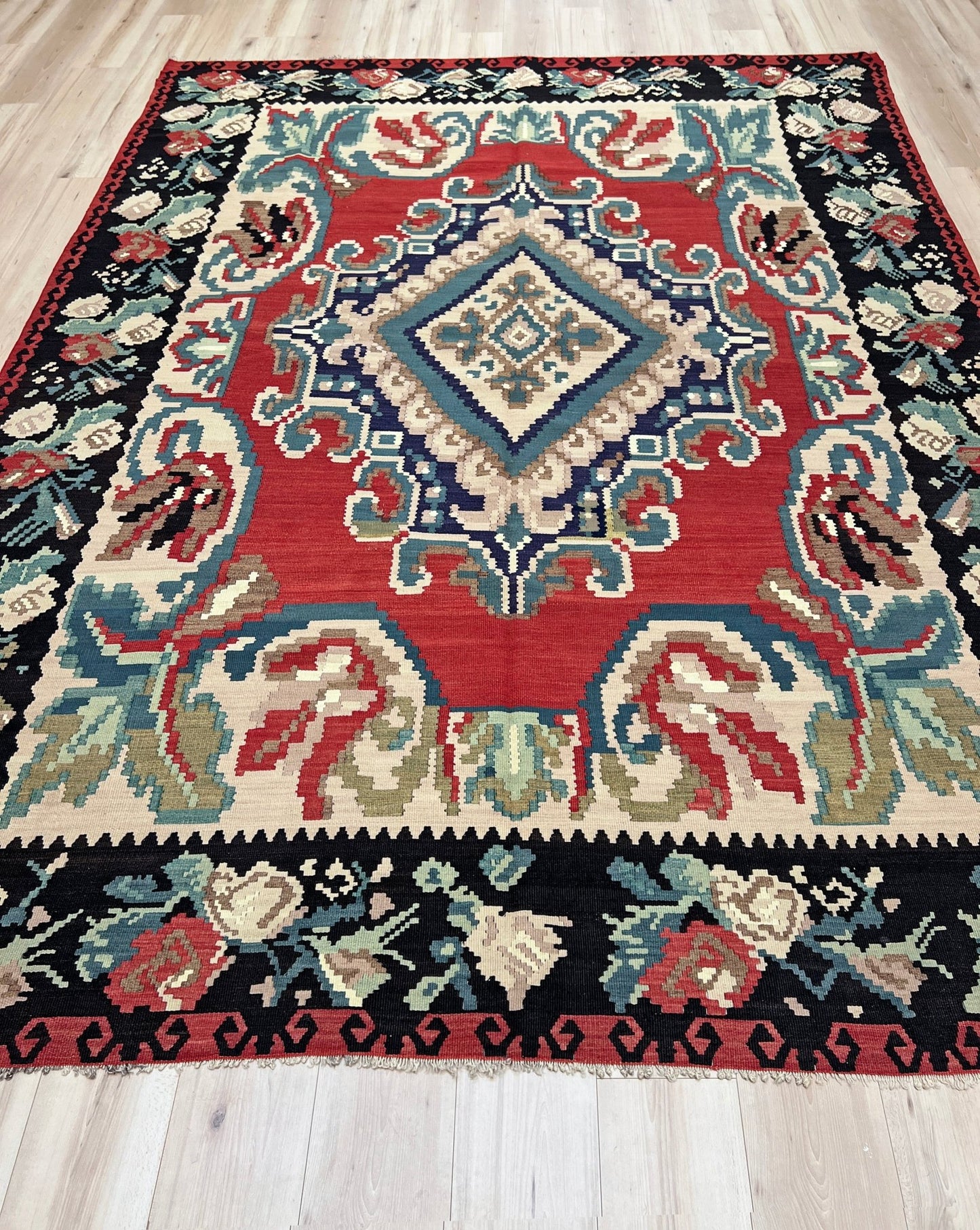 Bessarabian Large Kilim Rug. European Kilim Rug Shop San Francisco bay area. Buy Oriental rugs buy rugs online free shipping