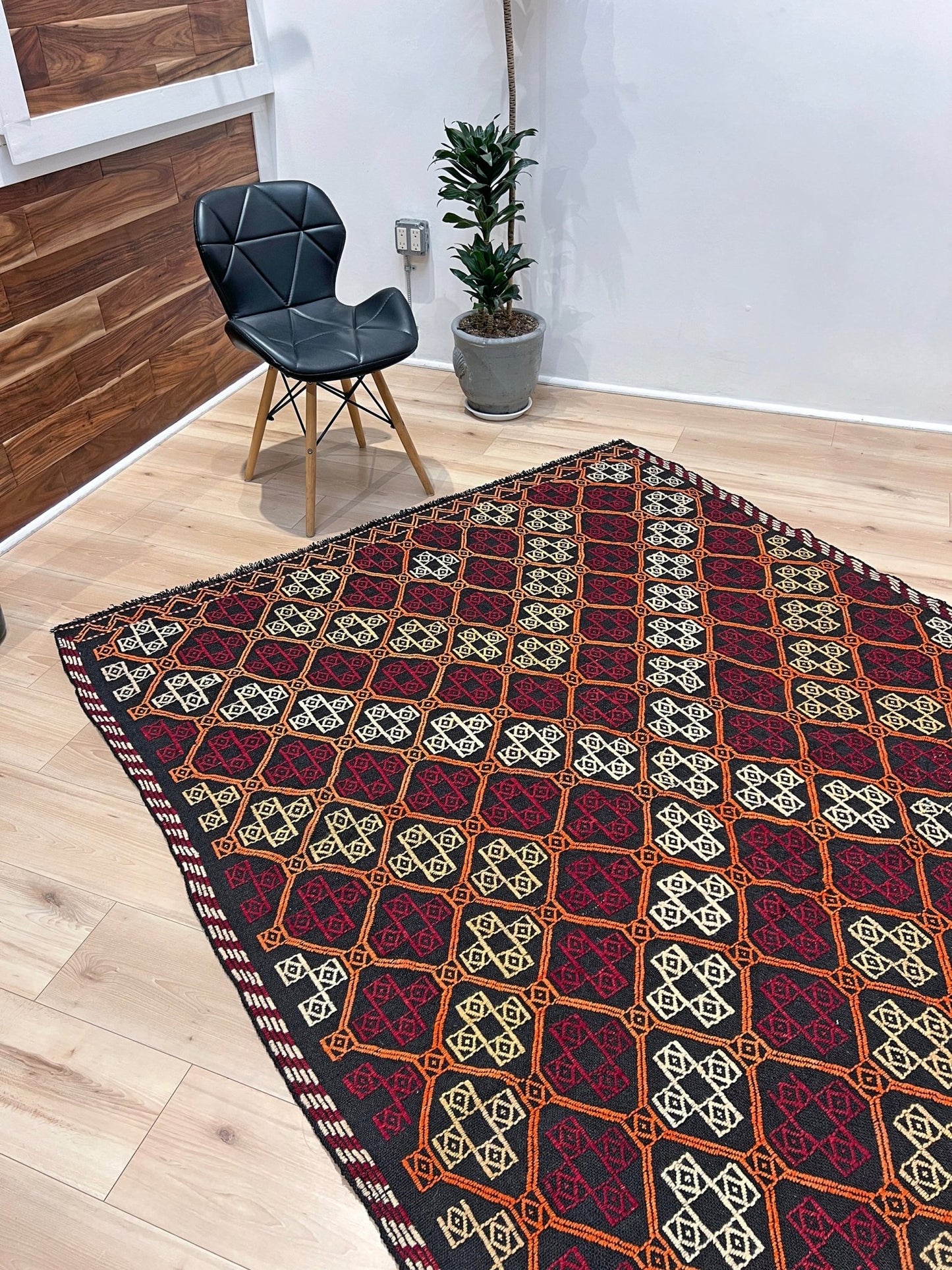 konta cicim turkish kilim rug shop san francisco bay area.  Handmade large wool flatweave rug. Buy rug online. 