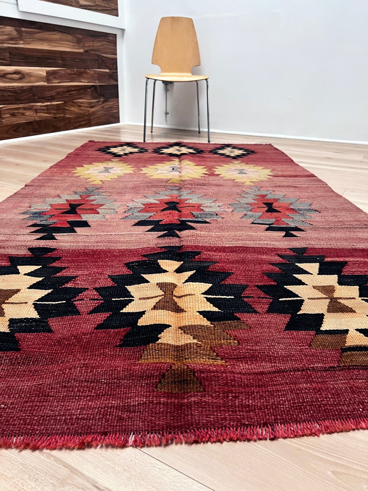 pergamum Vintage turkish kilim rug shop San francisco bay area. Navajo style rug. Buy turkish rug online