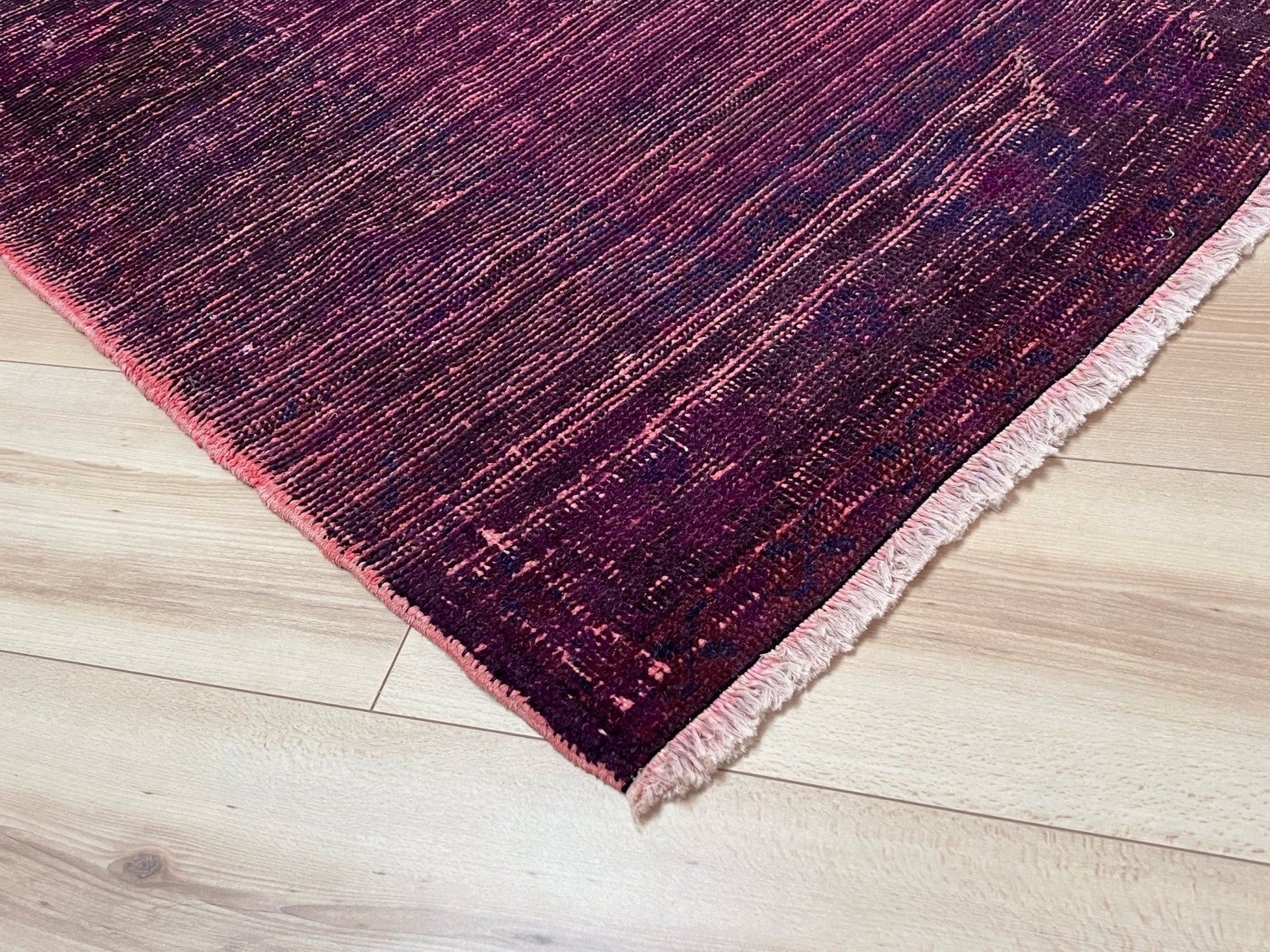 purple overdyed vintage turkish rug shop san francisco bay area