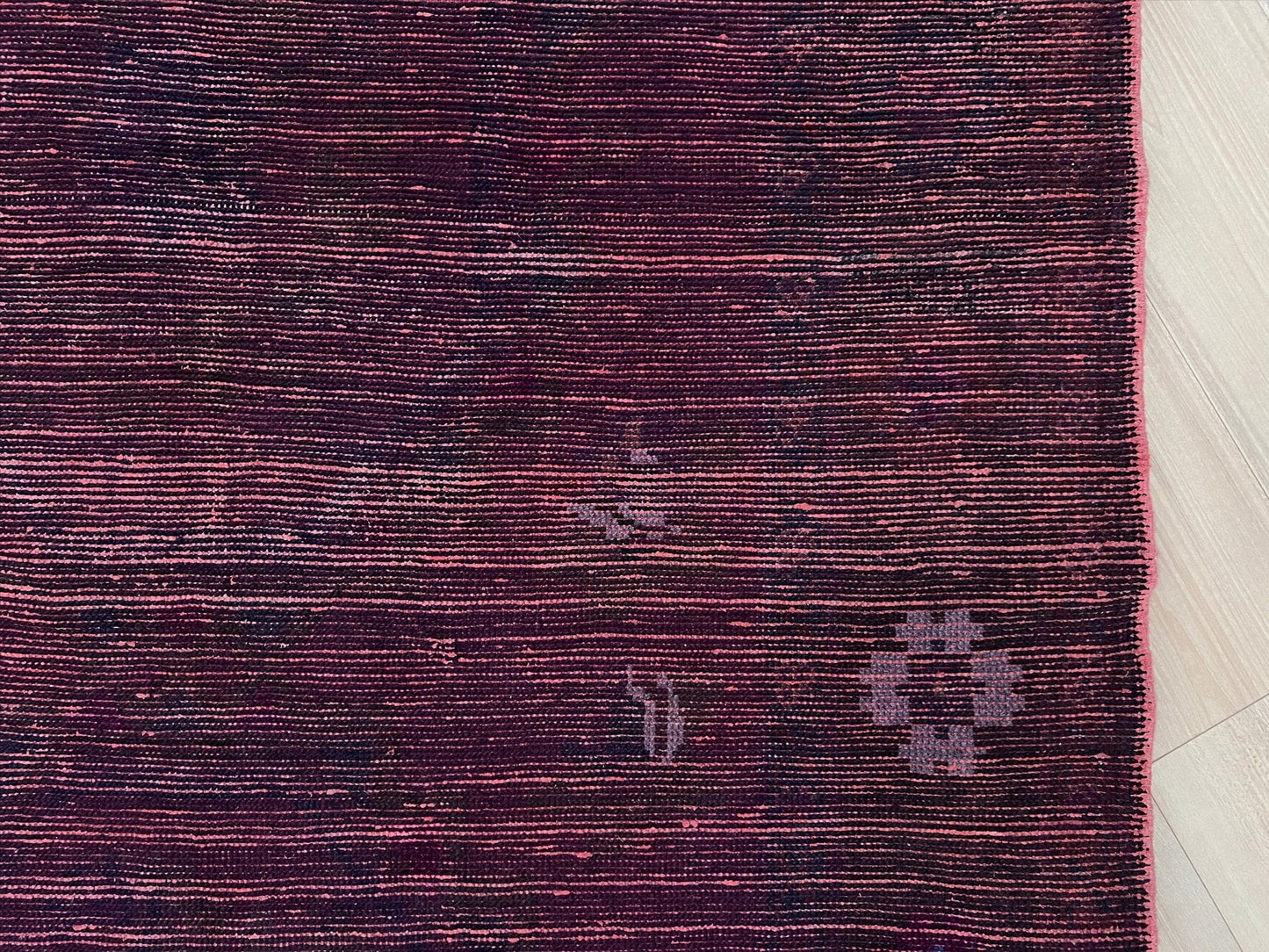 purple overdyed vintage turkish rug shop san francisco bay area