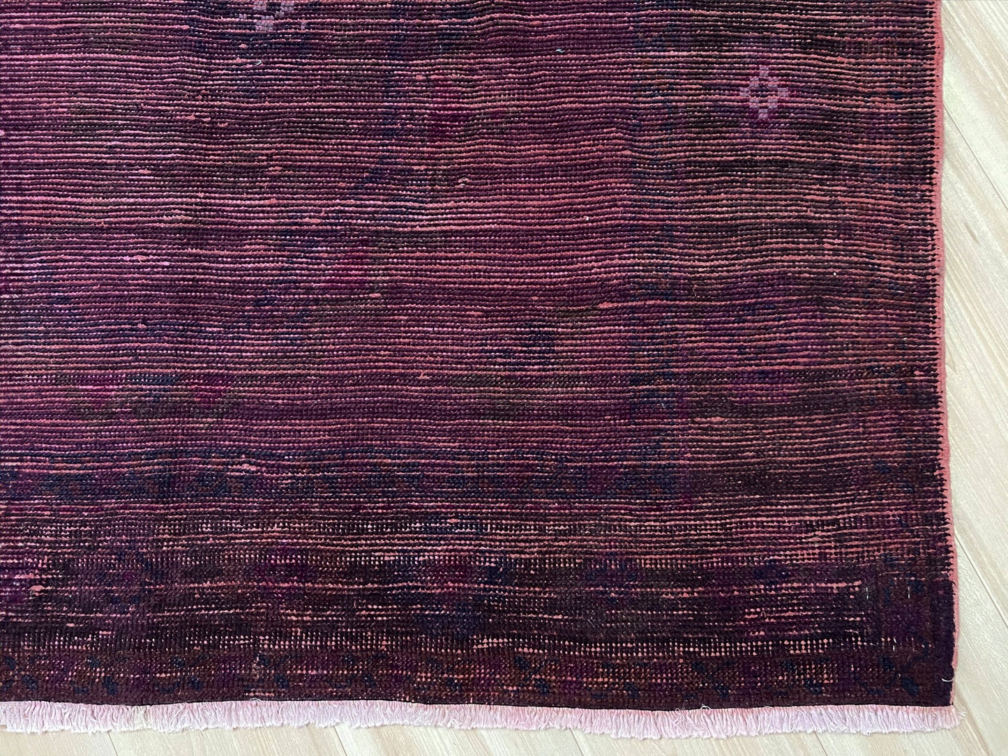 purple overdyed vintage turkish rug shop san francisco bay area