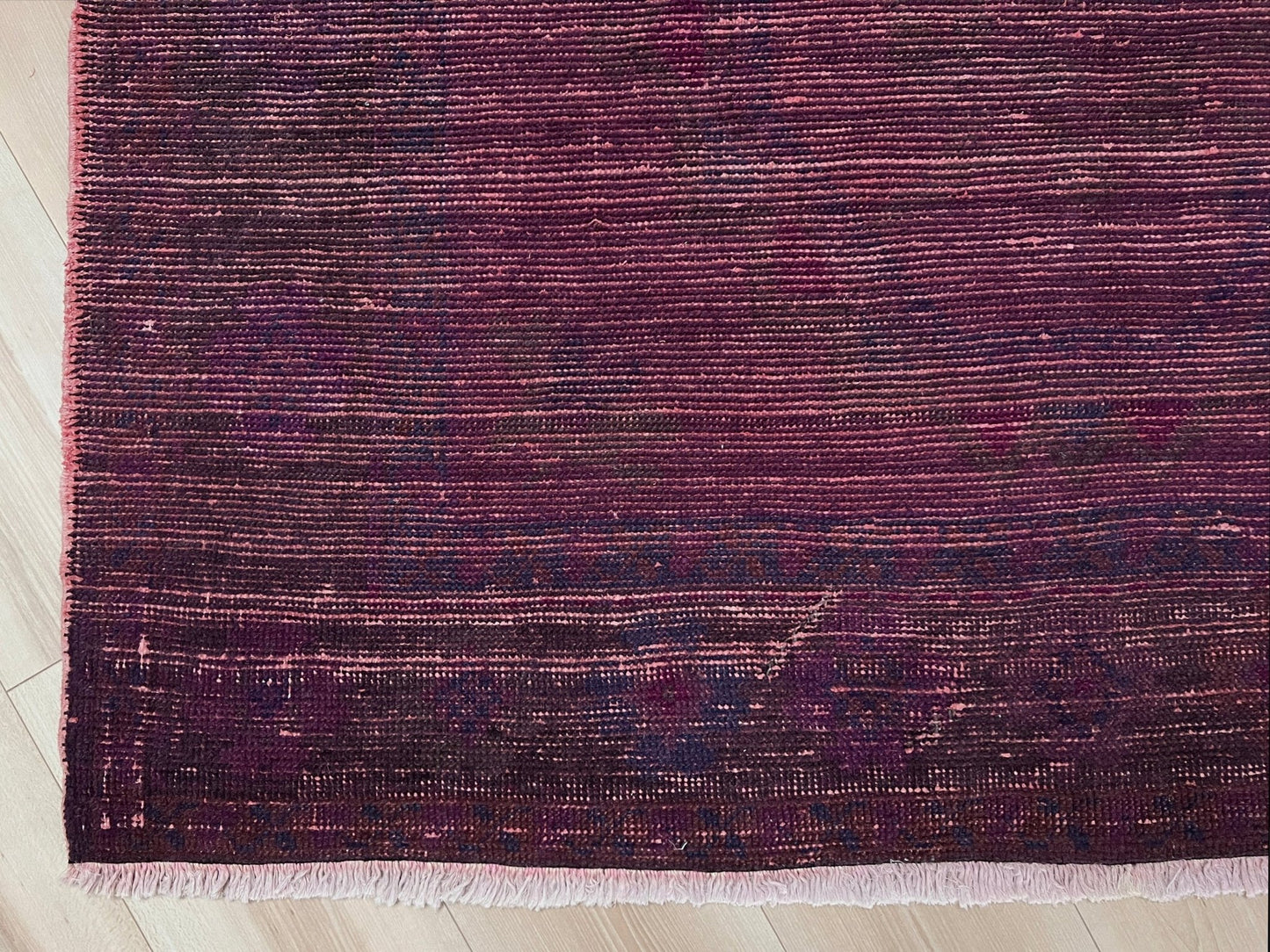 purple overdyed vintage turkish rug shop san francisco bay area